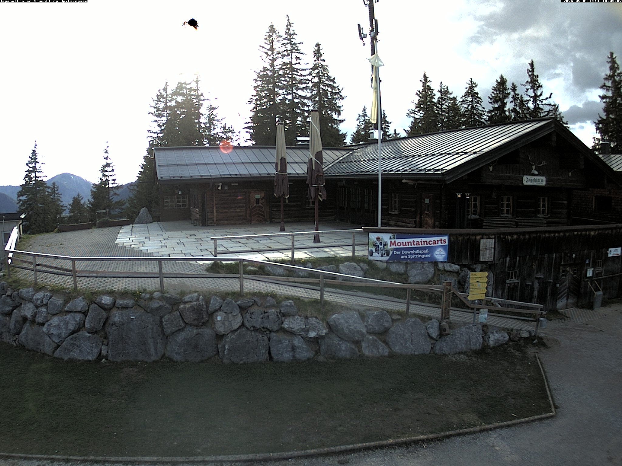 Archiv Foto Webcam Berghütte "Jagahüttn" auf dem Stümpfling