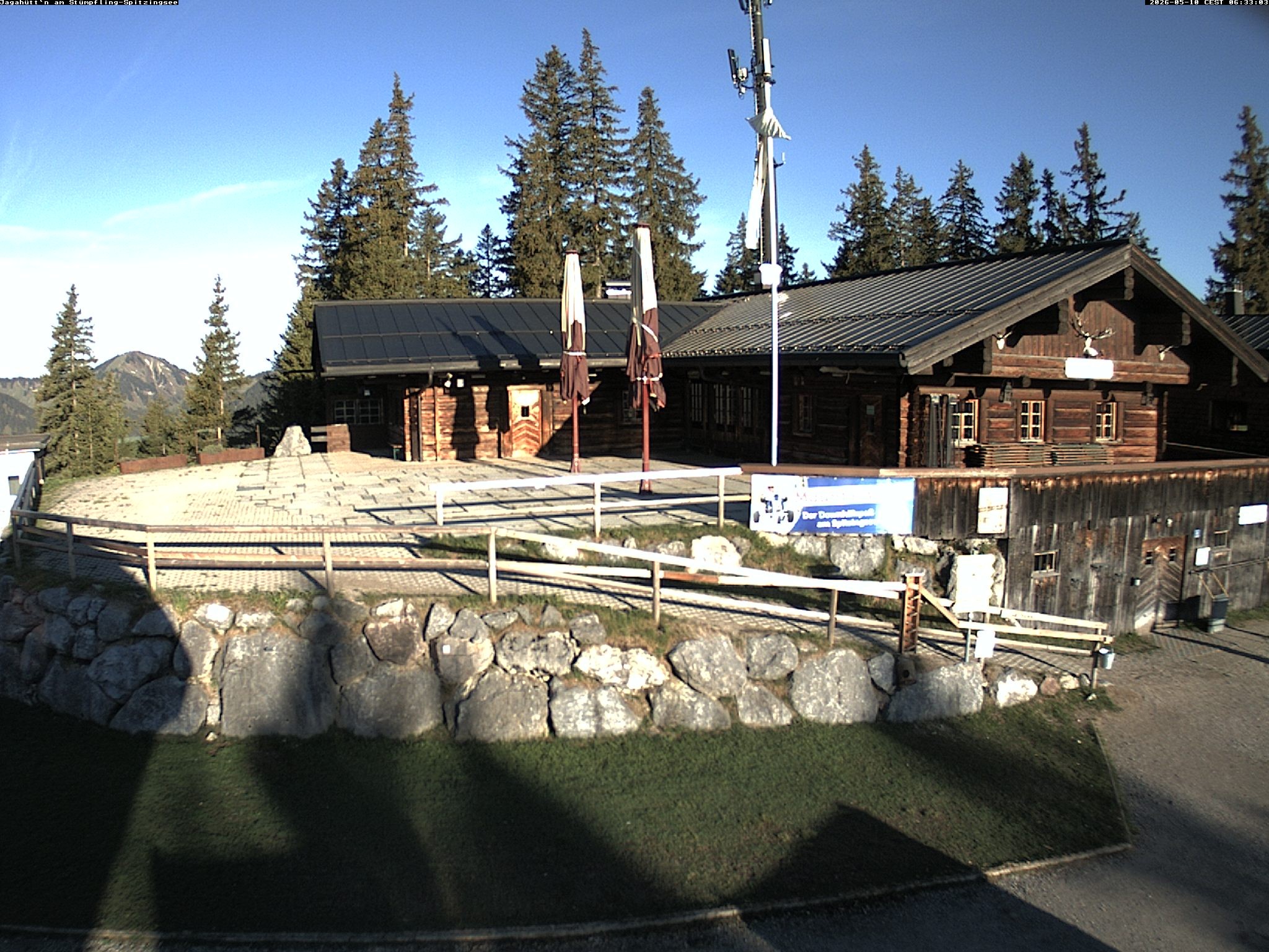 Archiv Foto Webcam Berghütte "Jagahüttn" auf dem Stümpfling