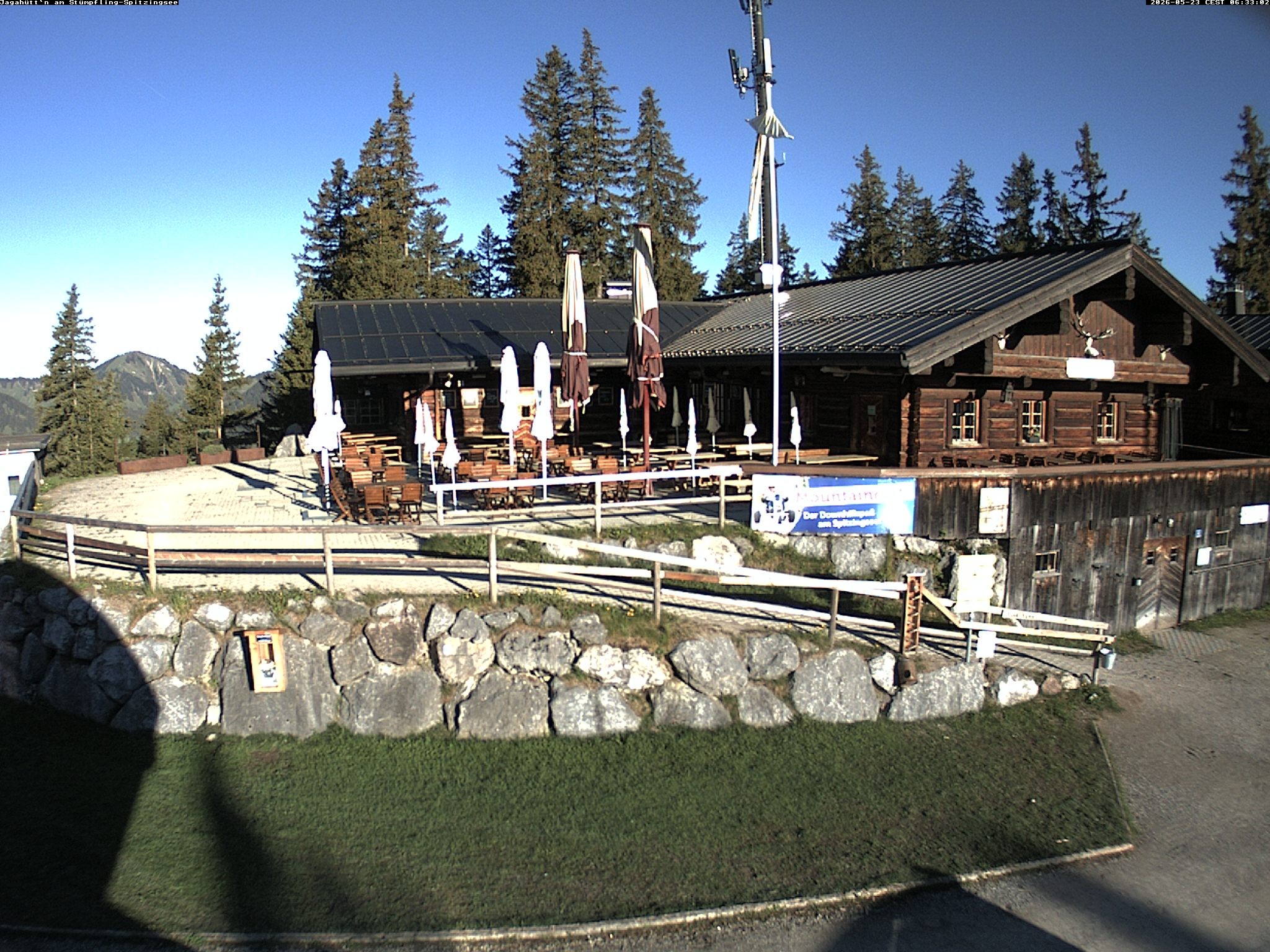 Archiv Foto Webcam Berghütte "Jagahüttn" auf dem Stümpfling