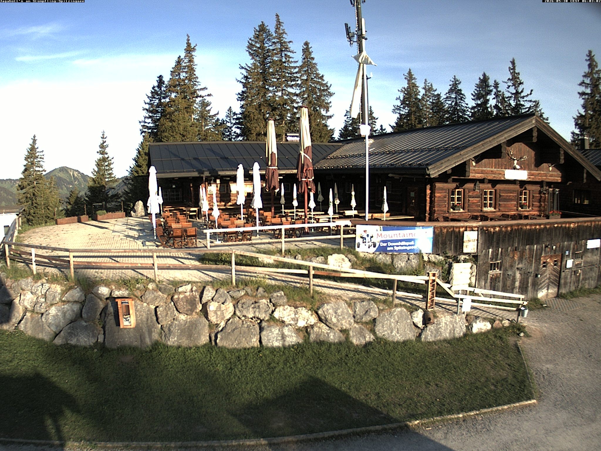 Archiv Foto Webcam Berghütte "Jagahüttn" auf dem Stümpfling