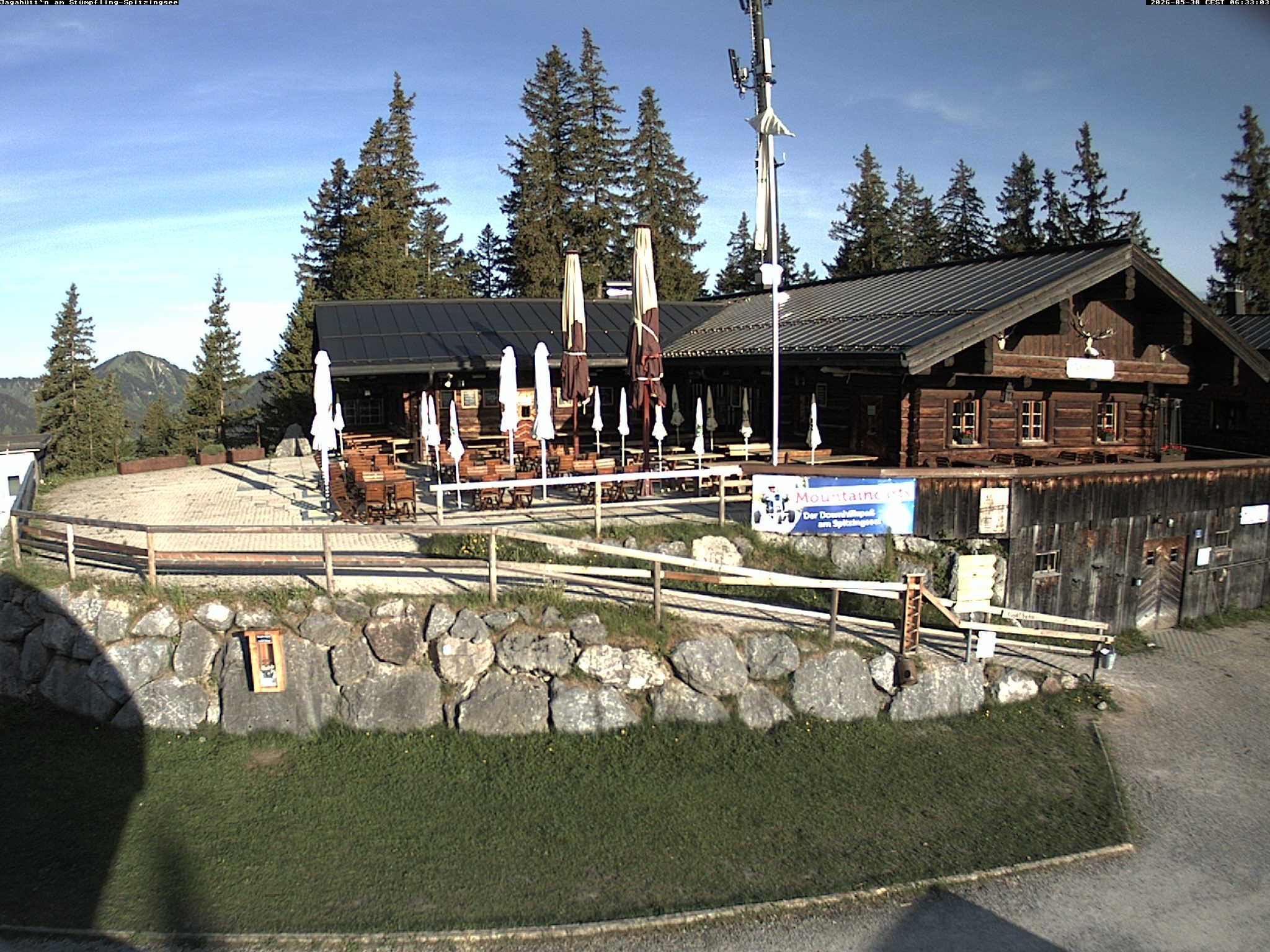 Archiv Foto Webcam Berghütte "Jagahüttn" auf dem Stümpfling