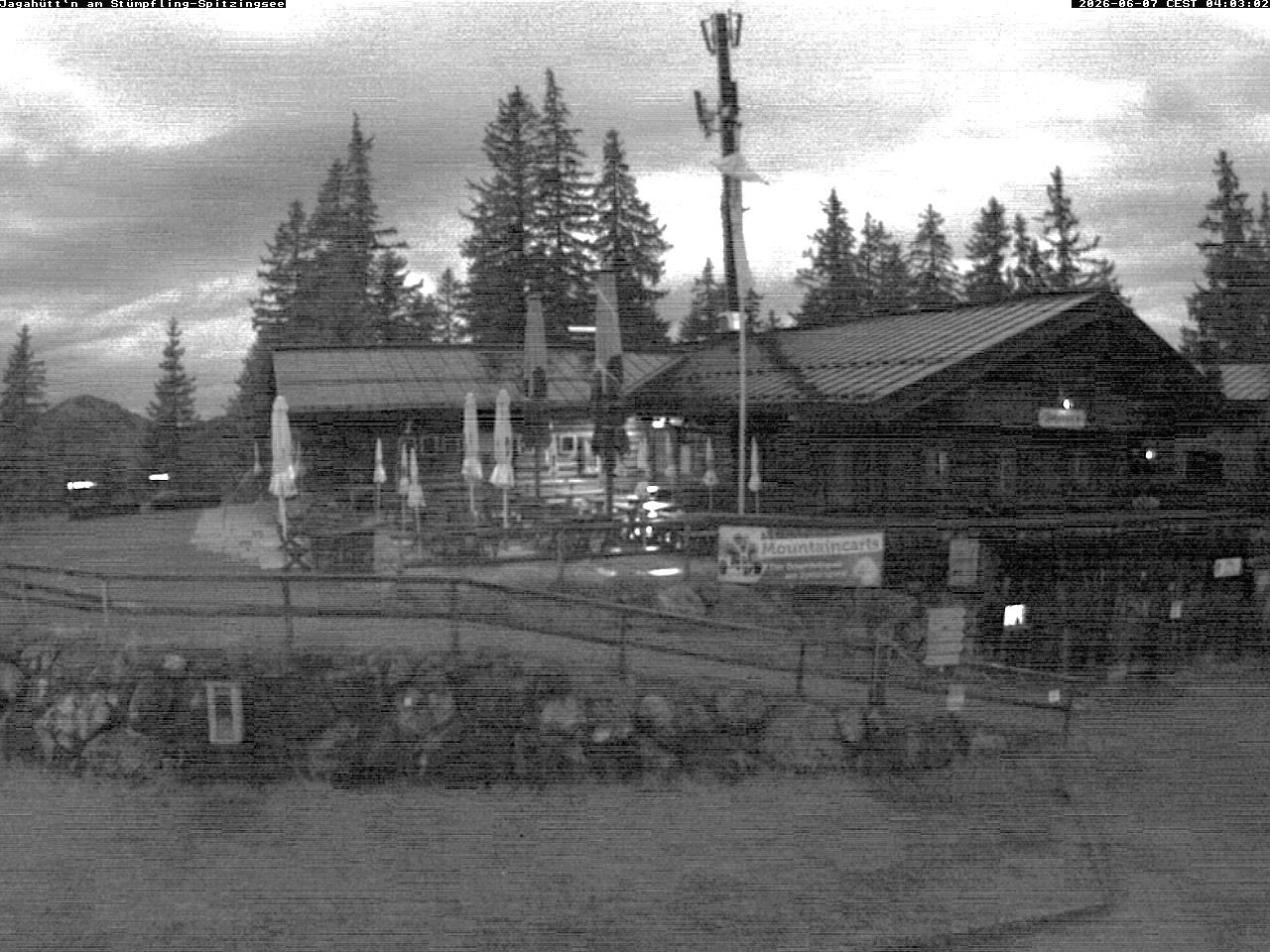 Archiv Foto Webcam Berghütte "Jagahüttn" auf dem Stümpfling
