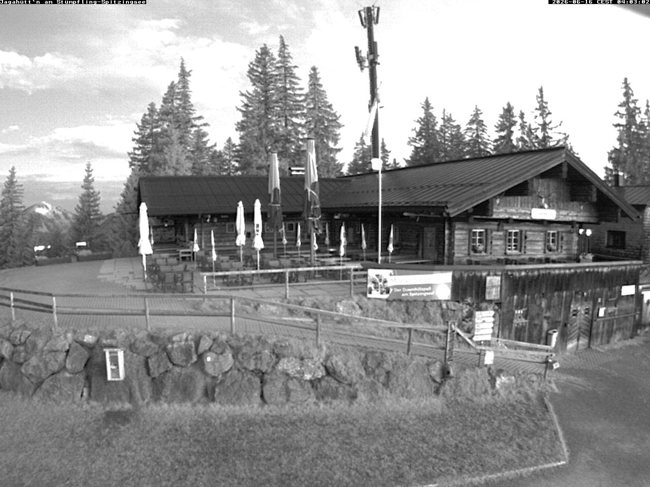 Archiv Foto Webcam Berghütte "Jagahüttn" auf dem Stümpfling