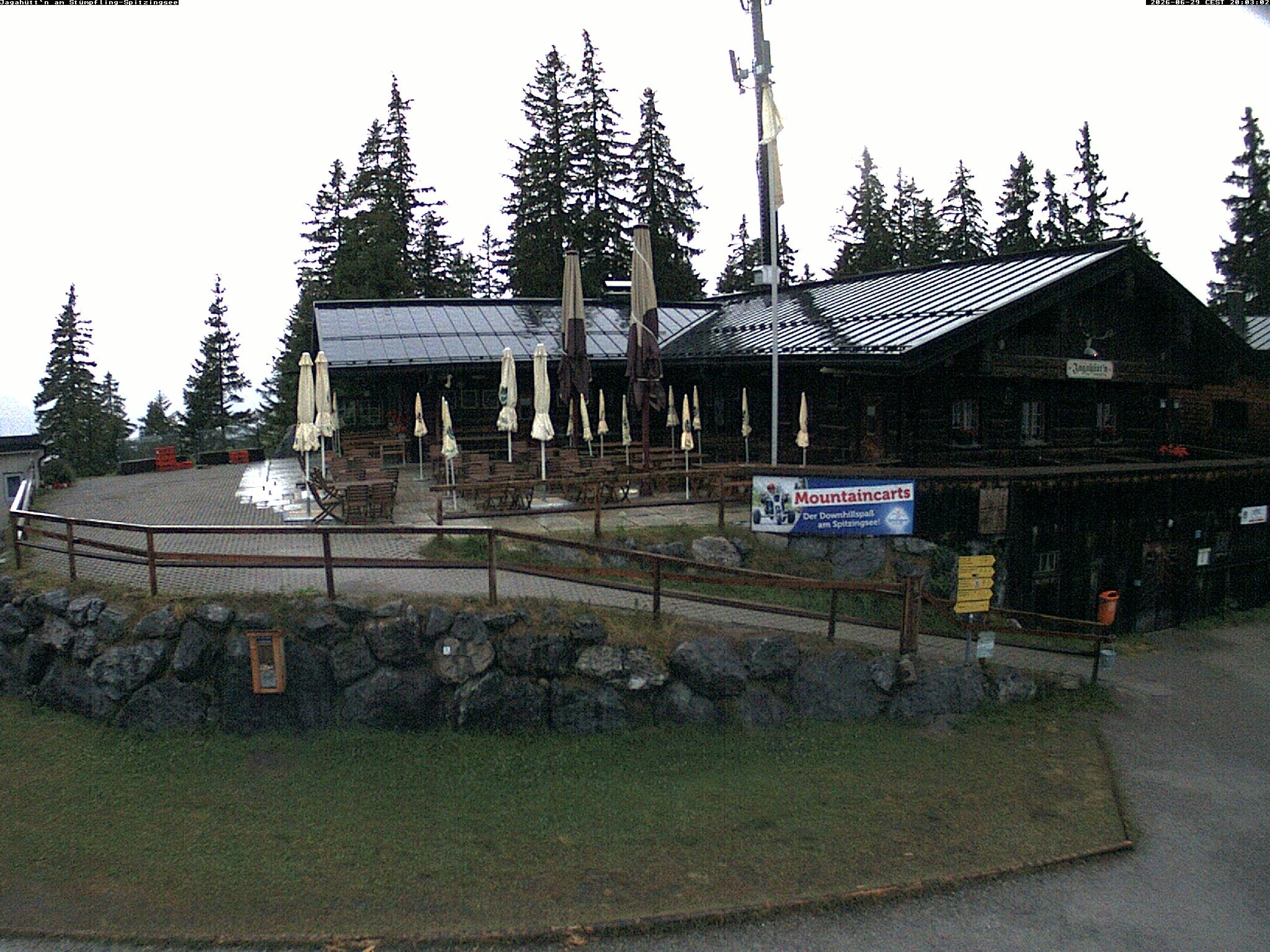 Archiv Foto Webcam Berghütte "Jagahüttn" auf dem Stümpfling