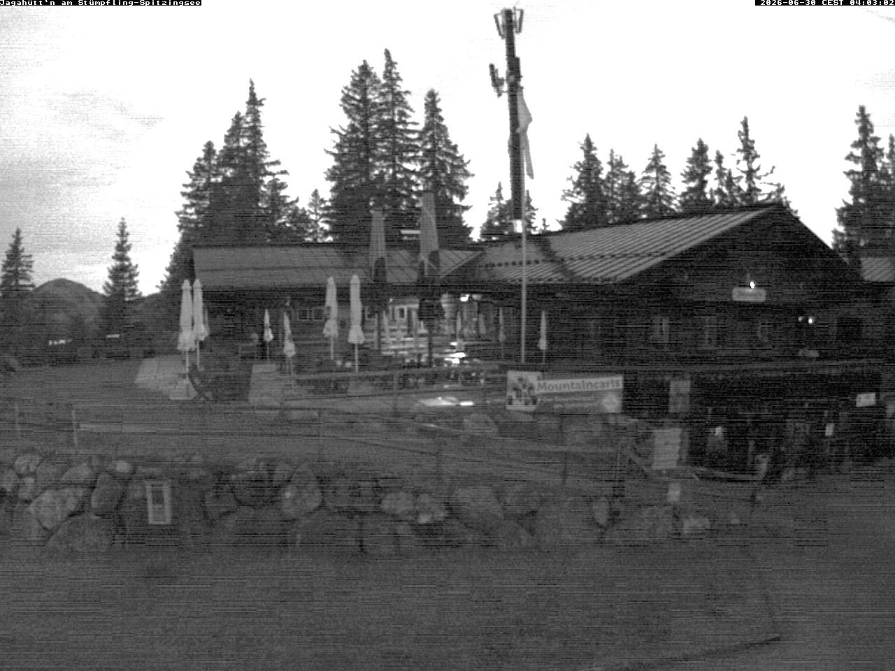 Archiv Foto Webcam Berghütte "Jagahüttn" auf dem Stümpfling