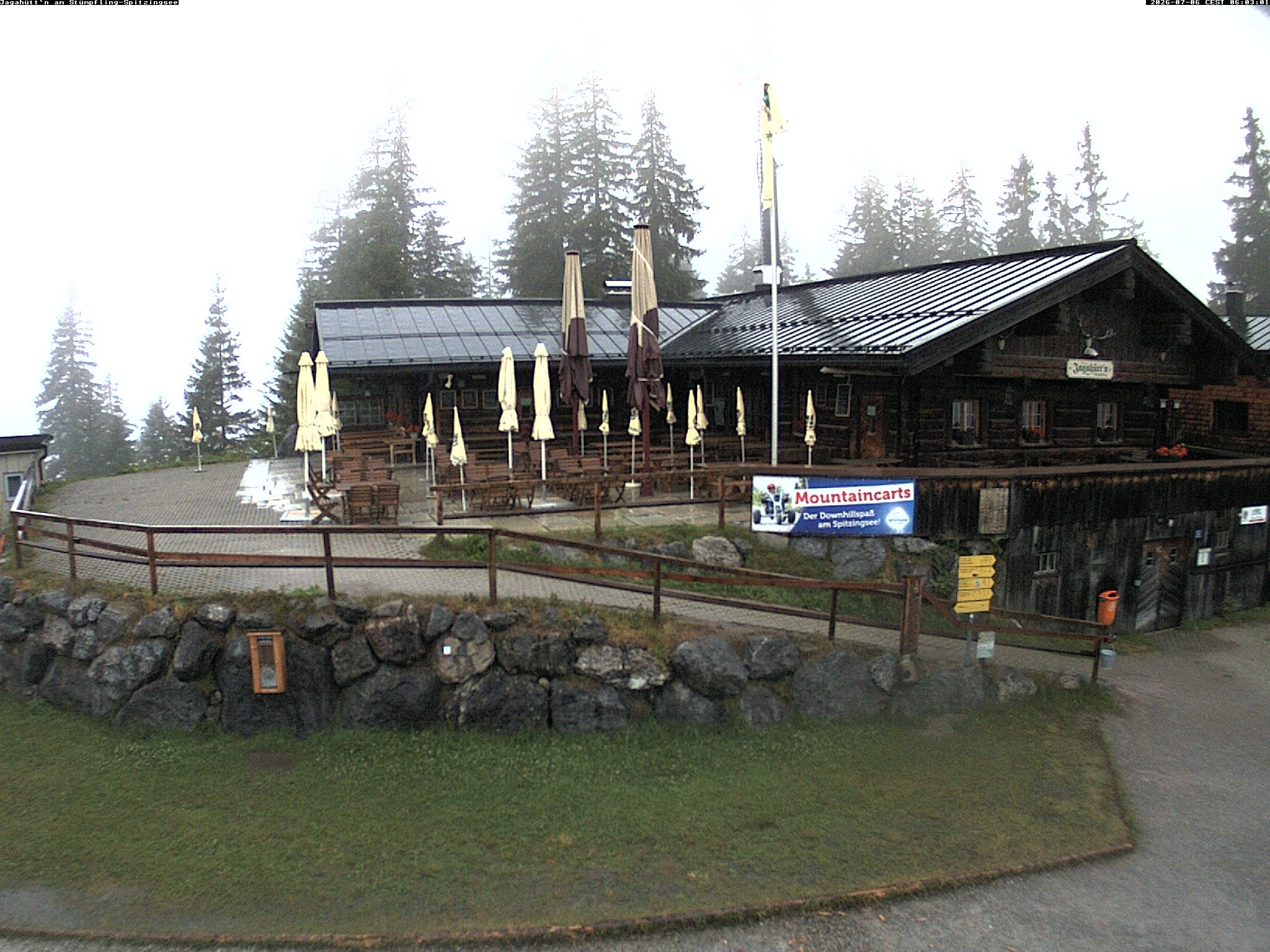Archiv Foto Webcam Berghütte "Jagahüttn" auf dem Stümpfling