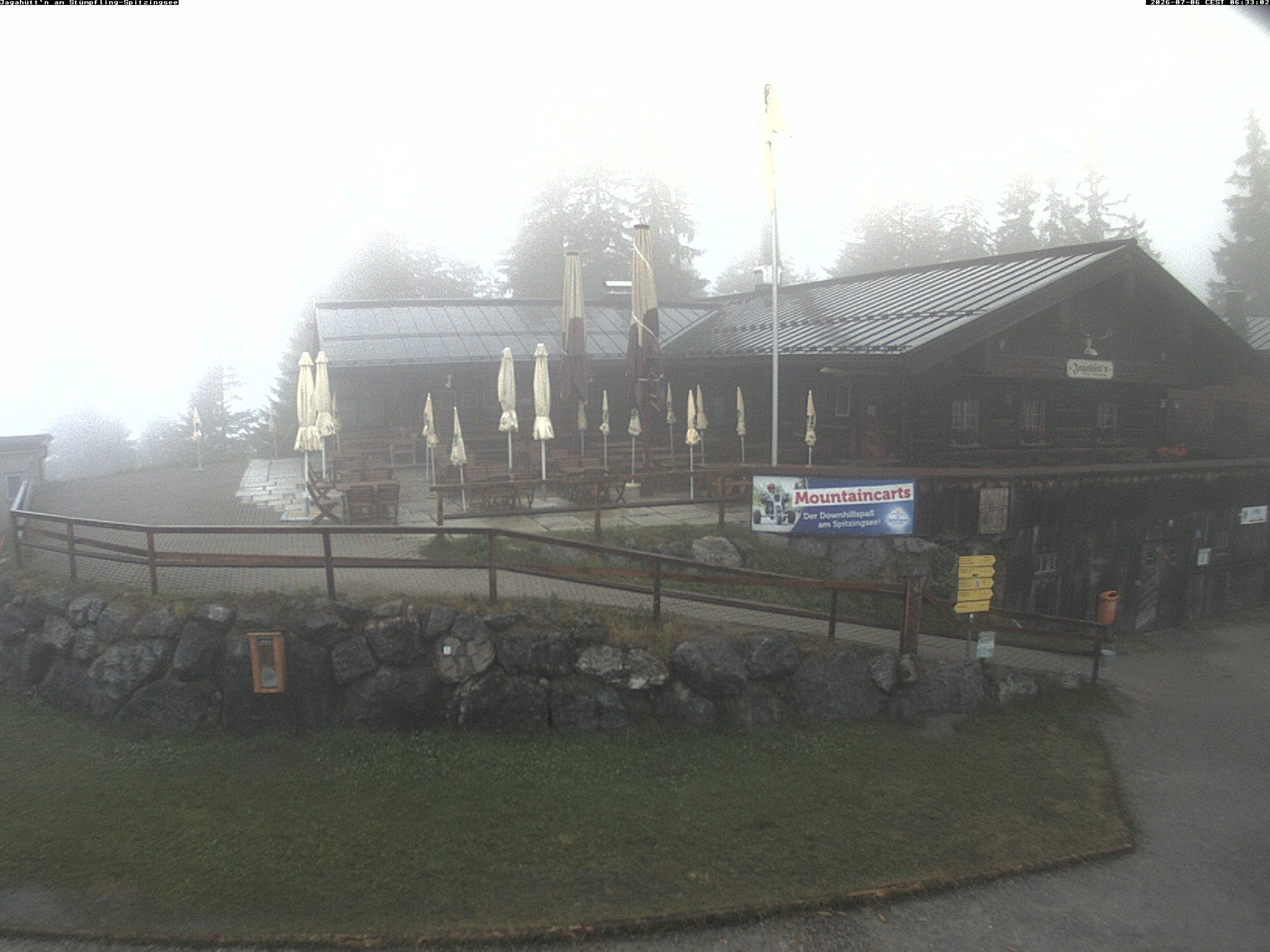 Archiv Foto Webcam Berghütte "Jagahüttn" auf dem Stümpfling