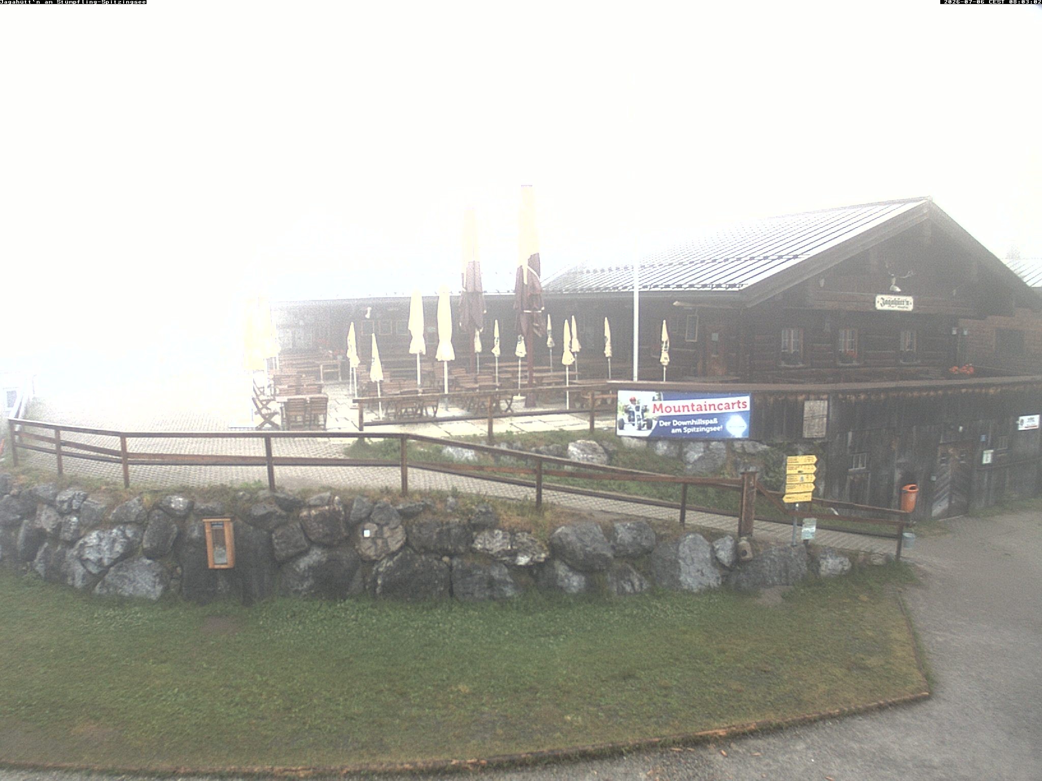 Archiv Foto Webcam Berghütte "Jagahüttn" auf dem Stümpfling