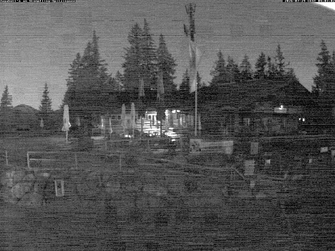 Archiv Foto Webcam Berghütte "Jagahüttn" auf dem Stümpfling