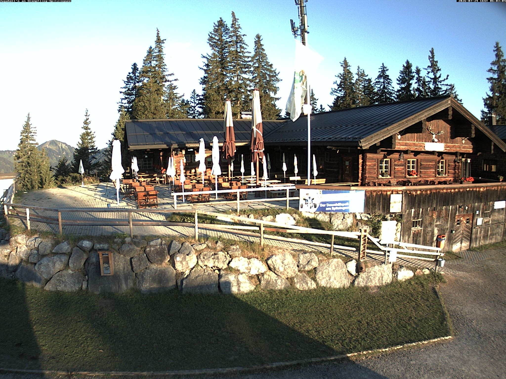 Archiv Foto Webcam Berghütte "Jagahüttn" auf dem Stümpfling