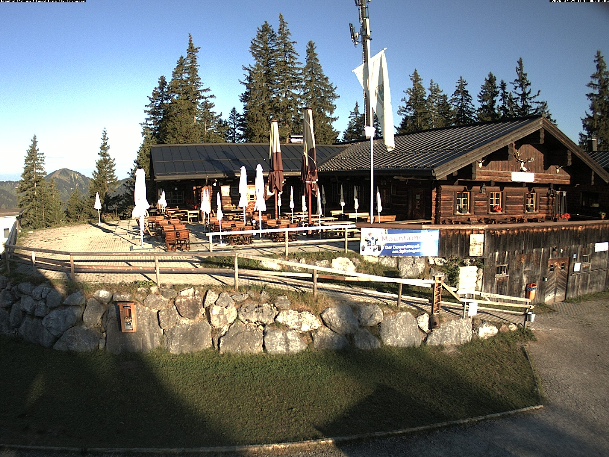 Archiv Foto Webcam Berghütte "Jagahüttn" auf dem Stümpfling
