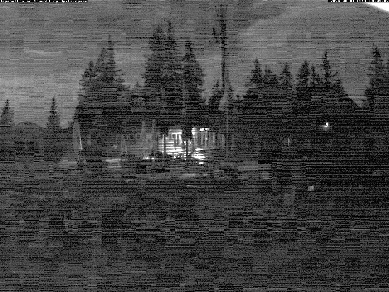 Archiv Foto Webcam Berghütte "Jagahüttn" auf dem Stümpfling