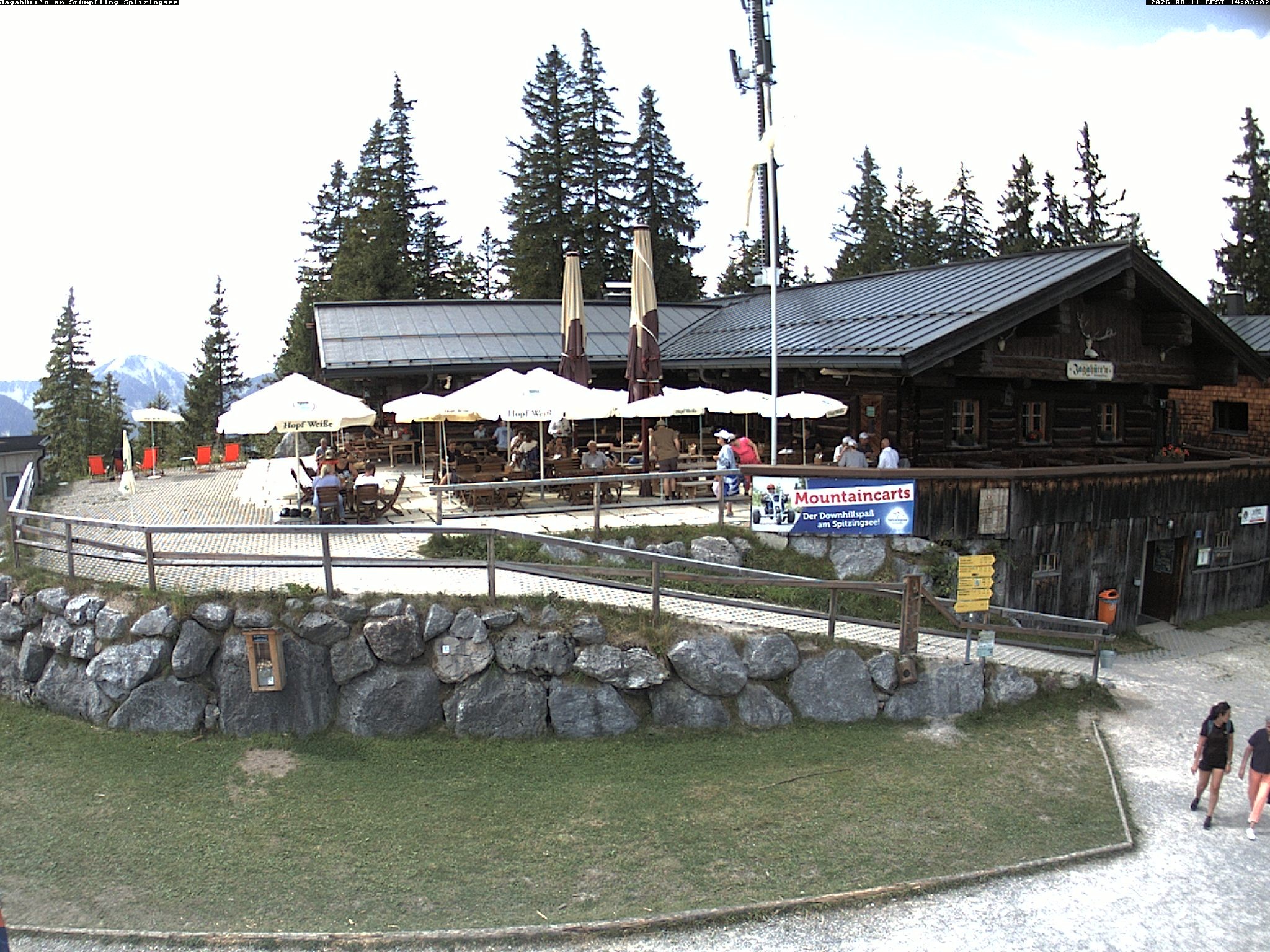 Archiv Foto Webcam Berghütte "Jagahüttn" auf dem Stümpfling