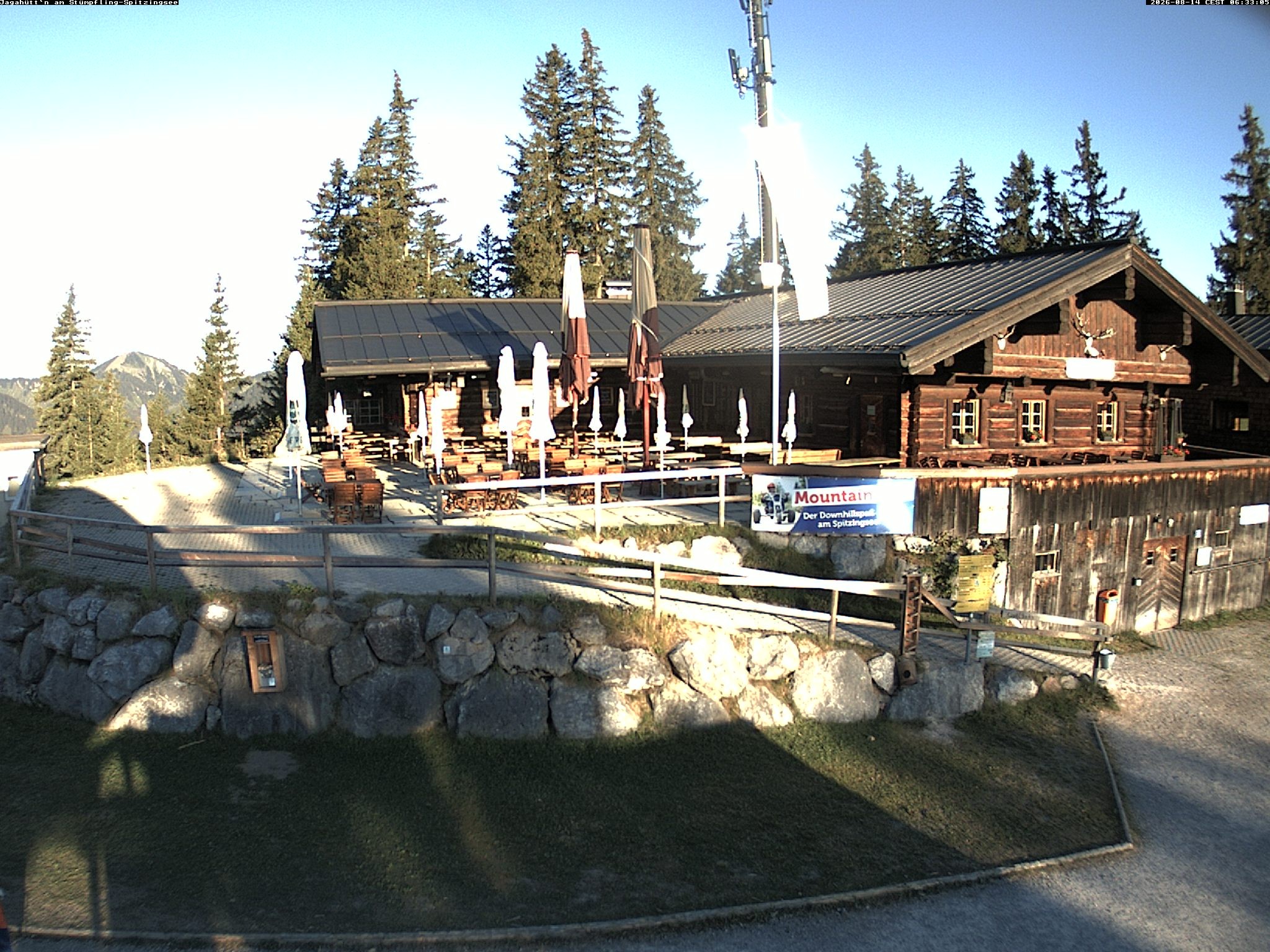 Archiv Foto Webcam Berghütte "Jagahüttn" auf dem Stümpfling