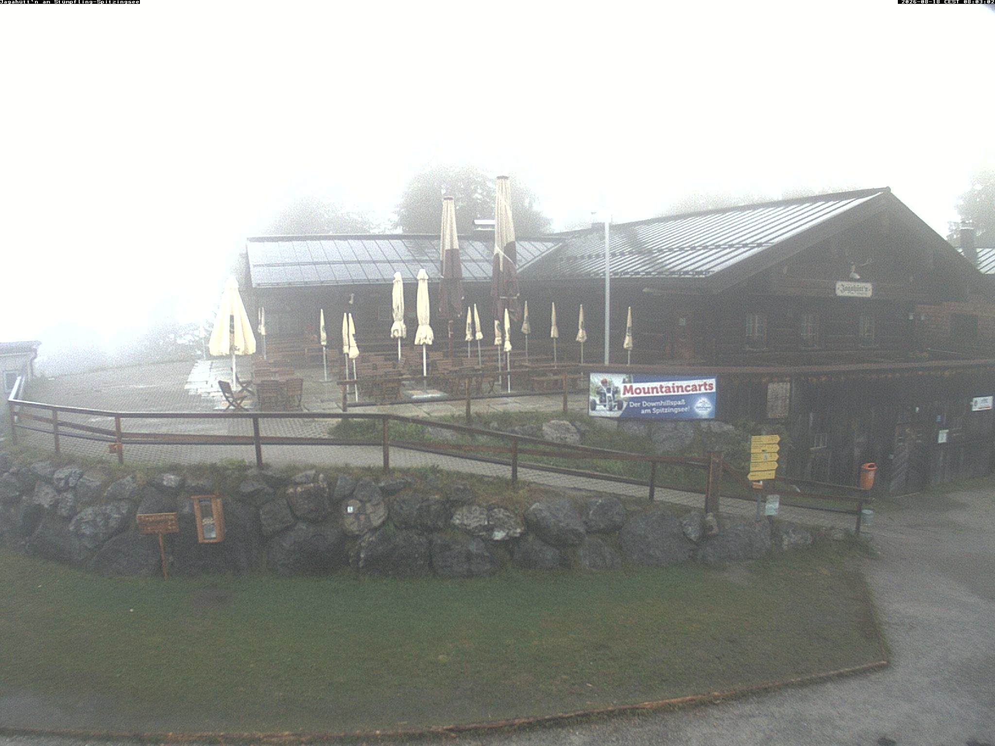 Archiv Foto Webcam Berghütte "Jagahüttn" auf dem Stümpfling
