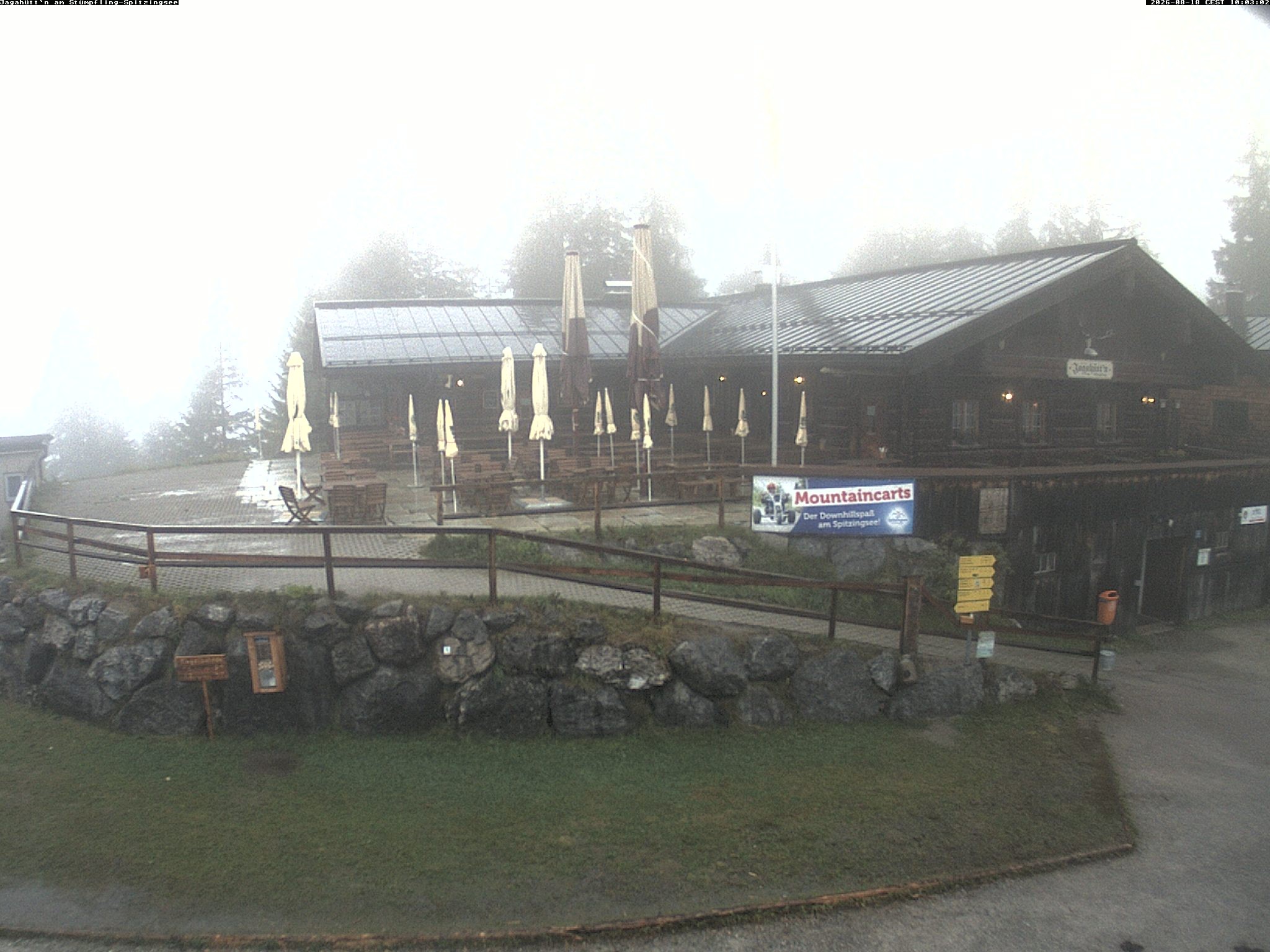 Archiv Foto Webcam Berghütte "Jagahüttn" auf dem Stümpfling