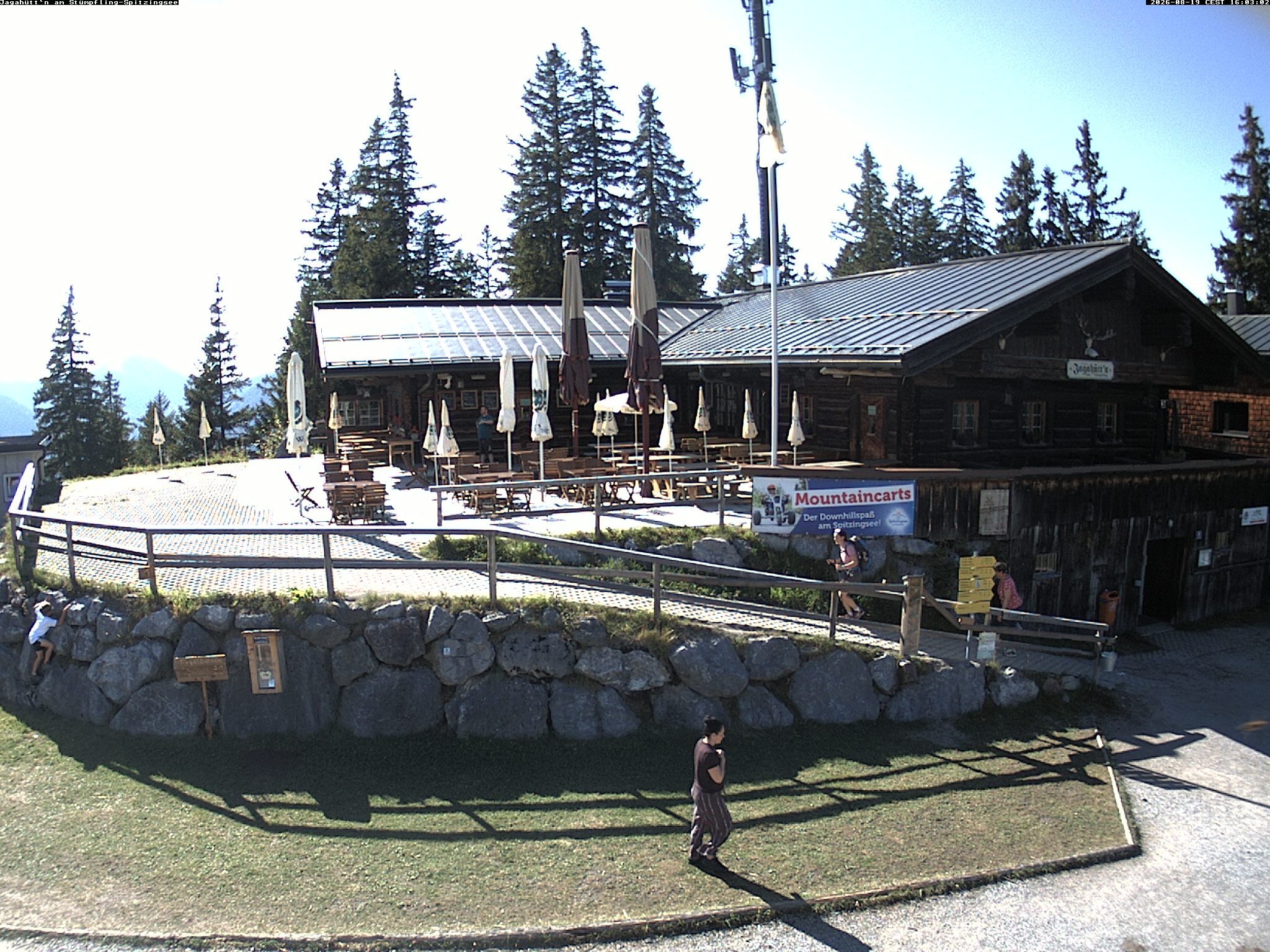 Archiv Foto Webcam Berghütte "Jagahüttn" auf dem Stümpfling