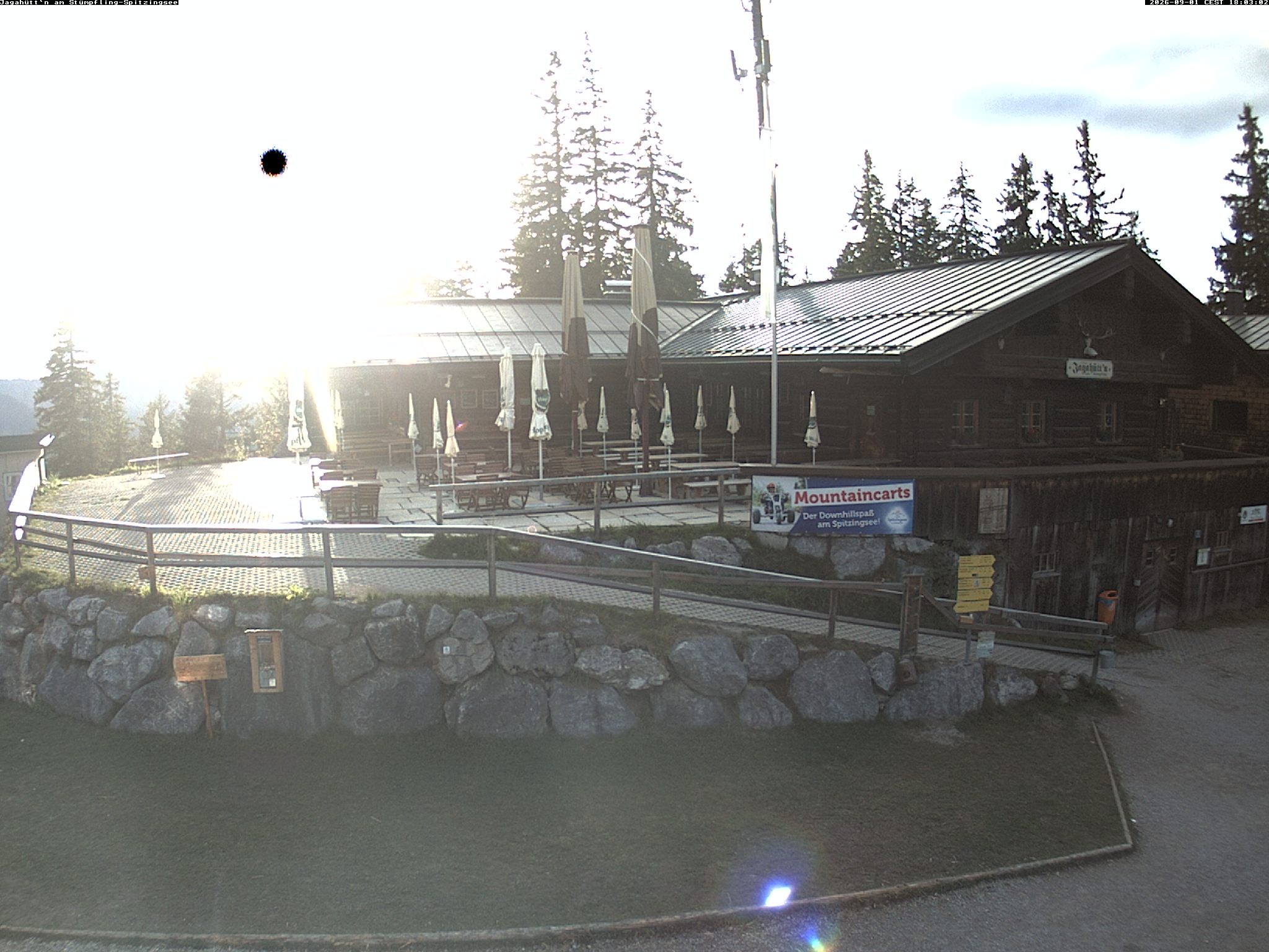 Archiv Foto Webcam Berghütte "Jagahüttn" auf dem Stümpfling