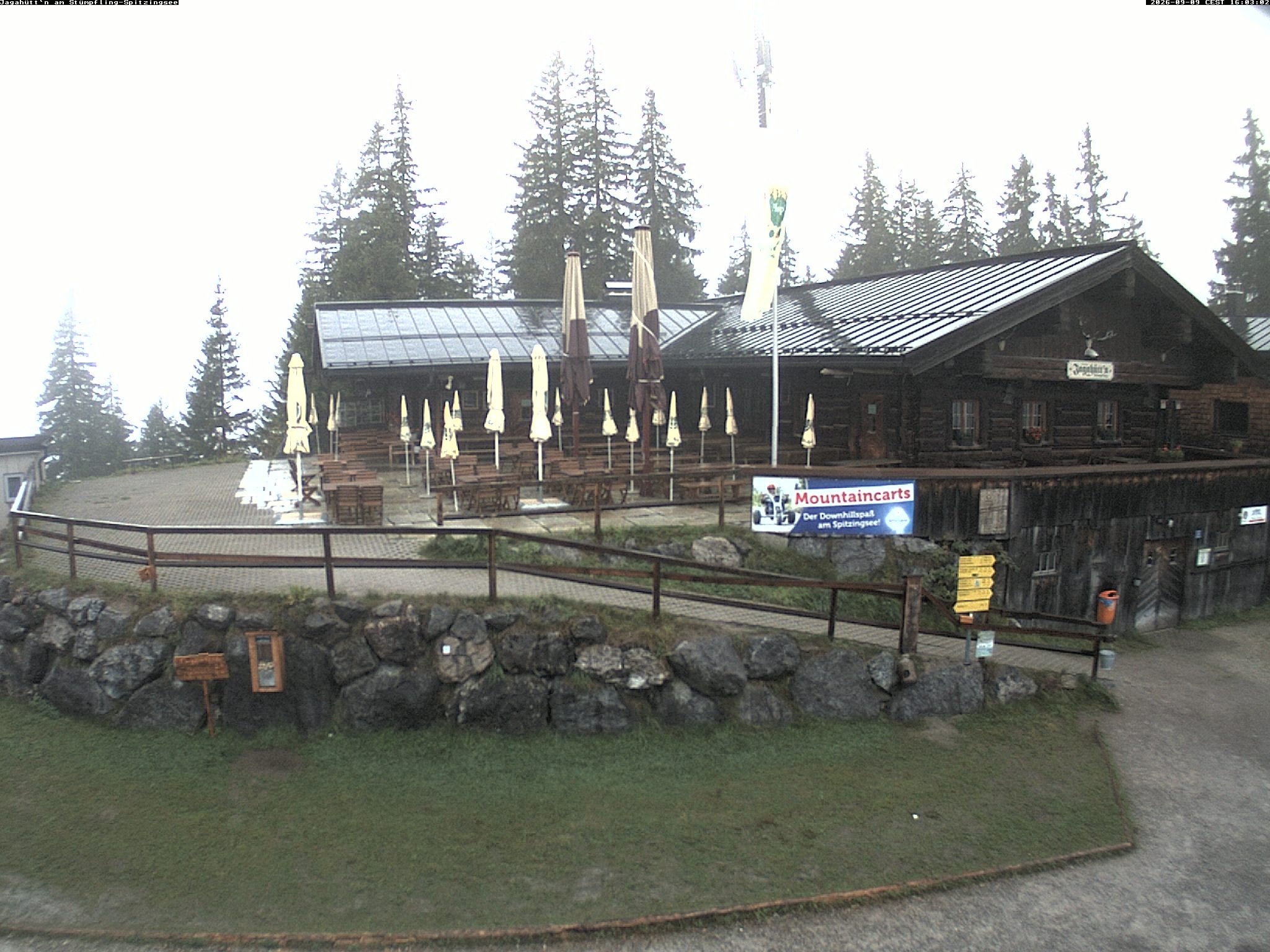 Archiv Foto Webcam Berghütte "Jagahüttn" auf dem Stümpfling