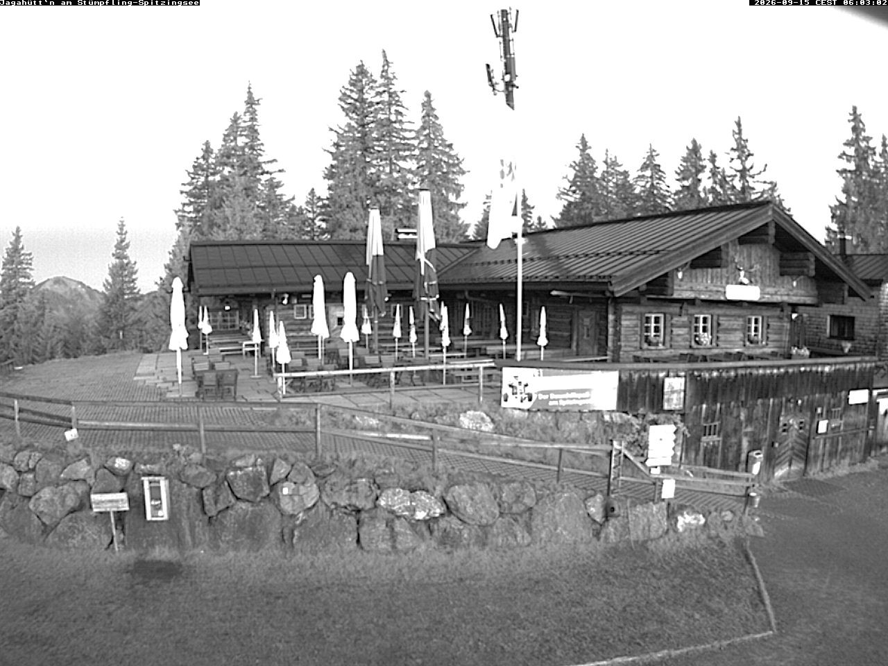 Archiv Foto Webcam Berghütte "Jagahüttn" auf dem Stümpfling