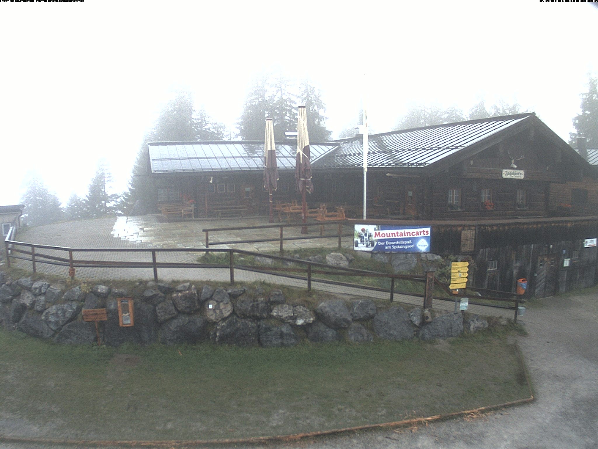 Archiv Foto Webcam Berghütte "Jagahüttn" auf dem Stümpfling