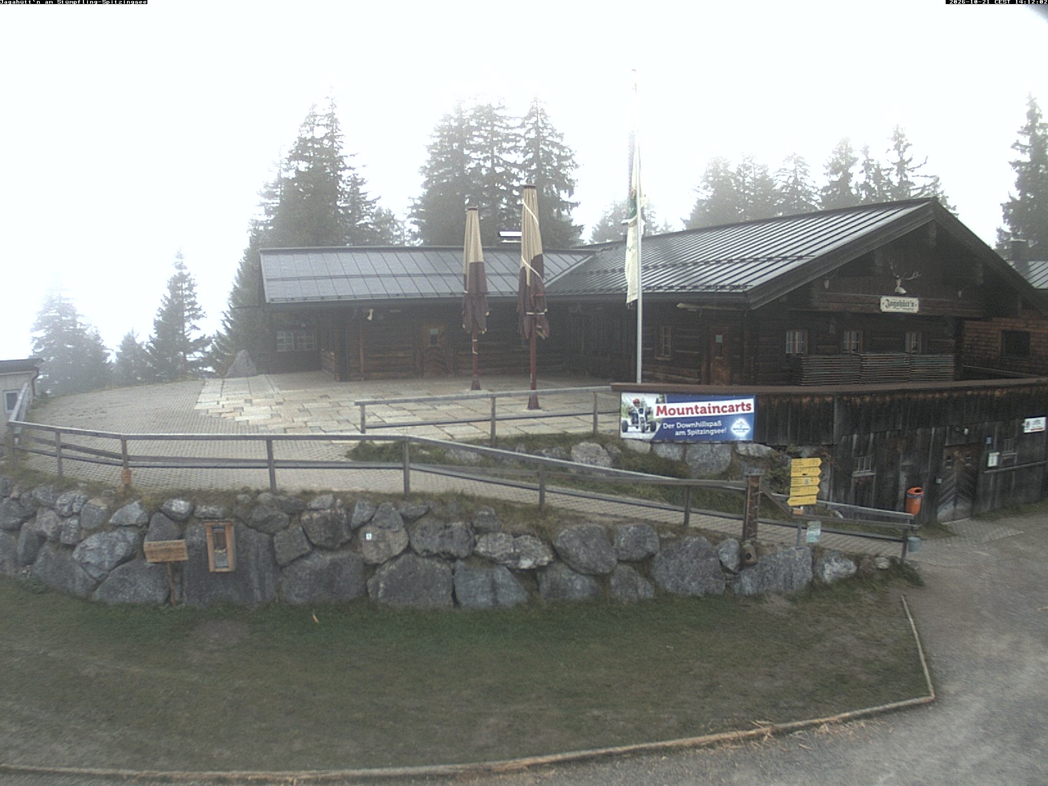 Archiv Foto Webcam Berghütte "Jagahüttn" auf dem Stümpfling