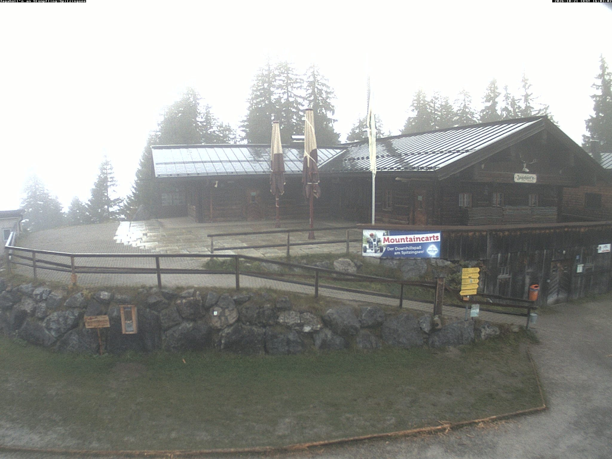 Archiv Foto Webcam Berghütte "Jagahüttn" auf dem Stümpfling