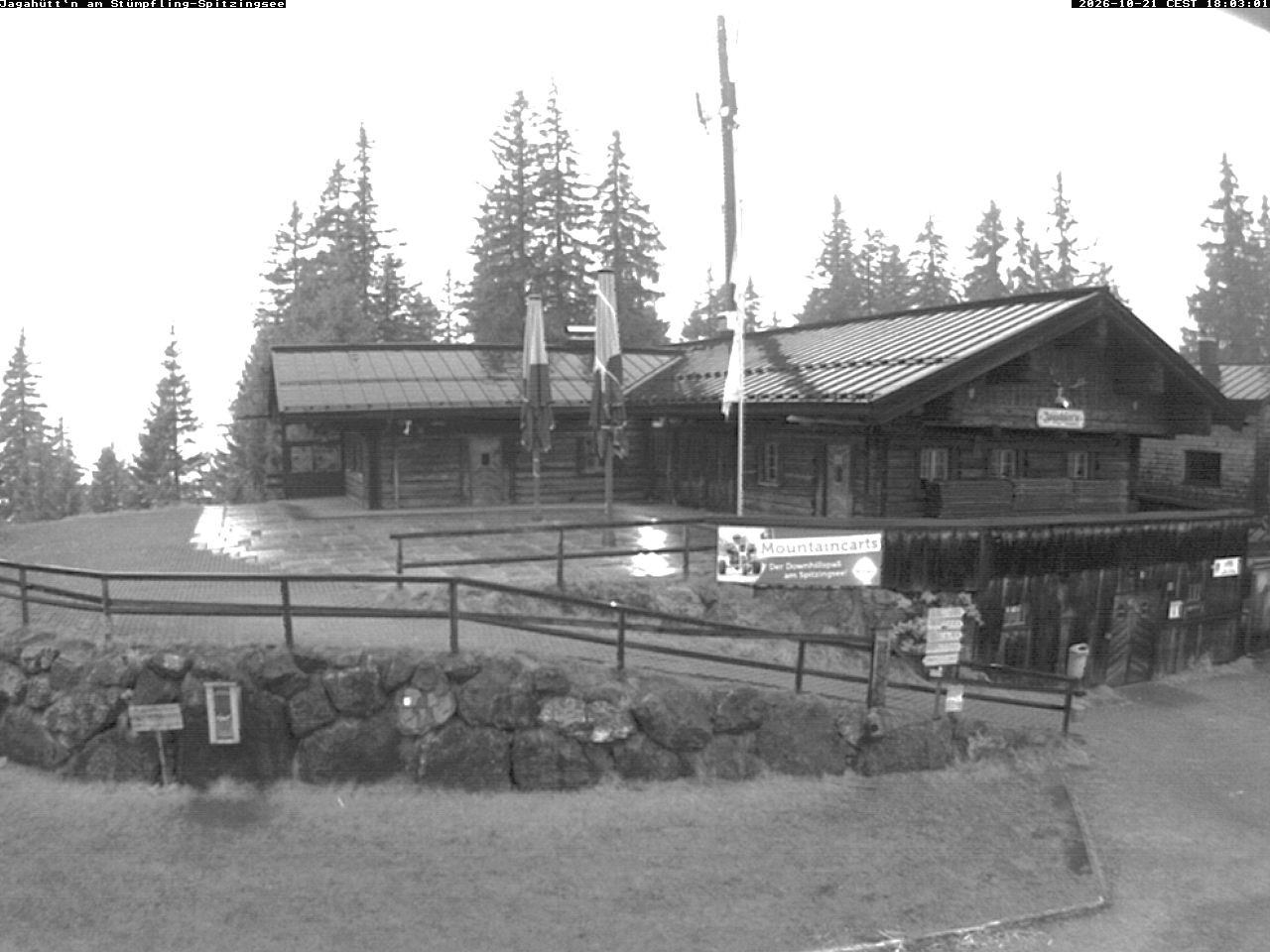 Archiv Foto Webcam Berghütte "Jagahüttn" auf dem Stümpfling