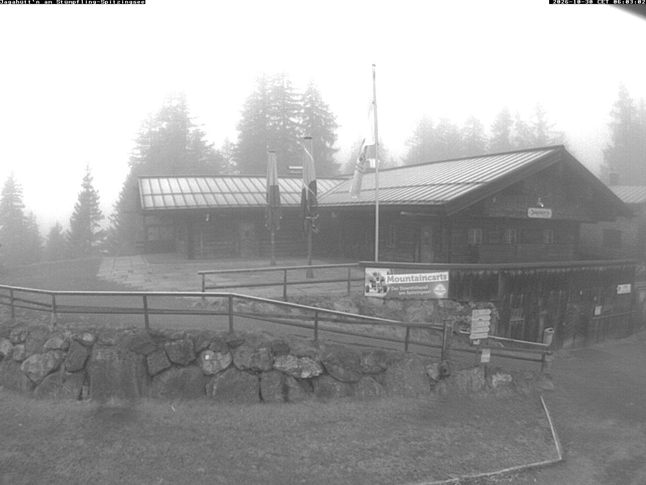 Archiv Foto Webcam Berghütte "Jagahüttn" auf dem Stümpfling
