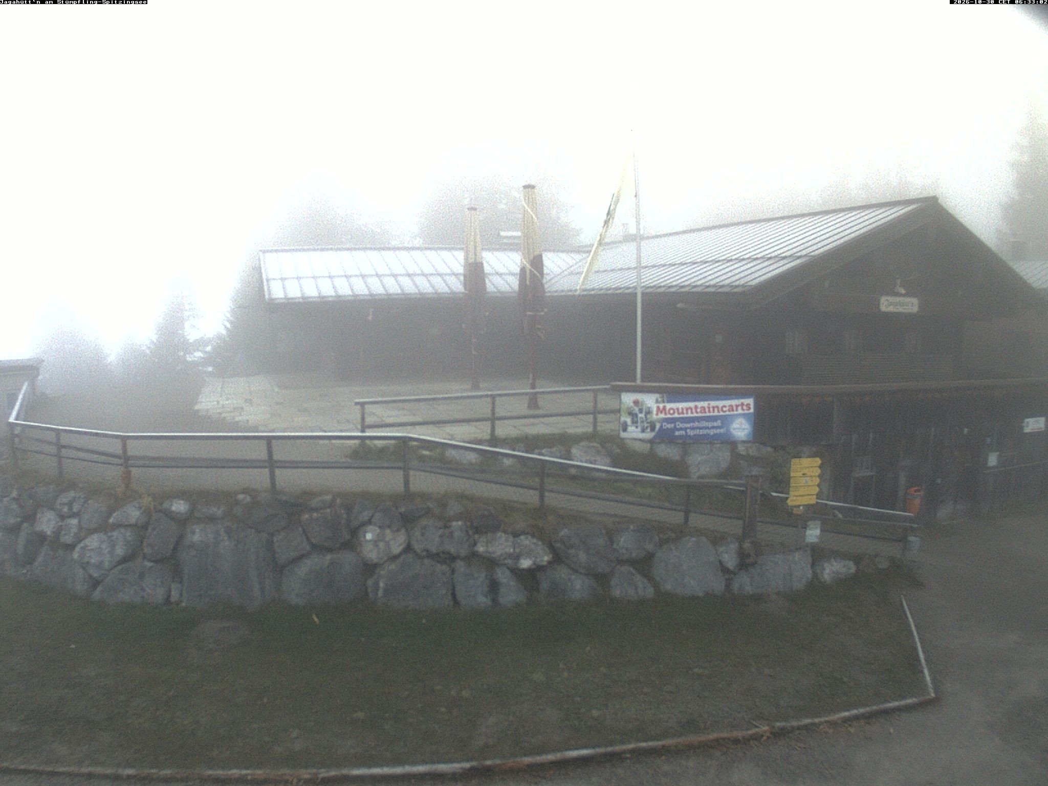 Archiv Foto Webcam Berghütte "Jagahüttn" auf dem Stümpfling