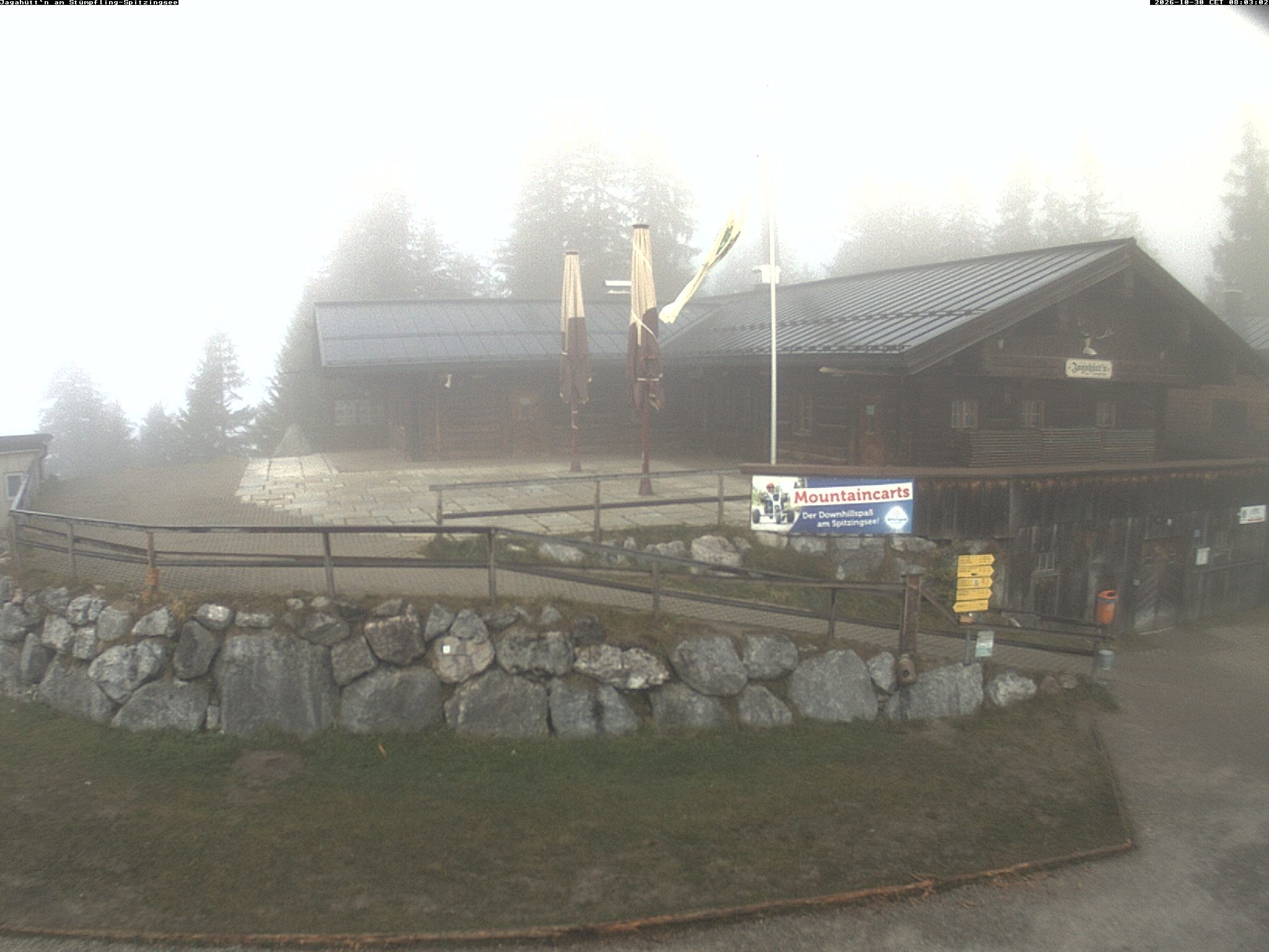 Archiv Foto Webcam Berghütte "Jagahüttn" auf dem Stümpfling