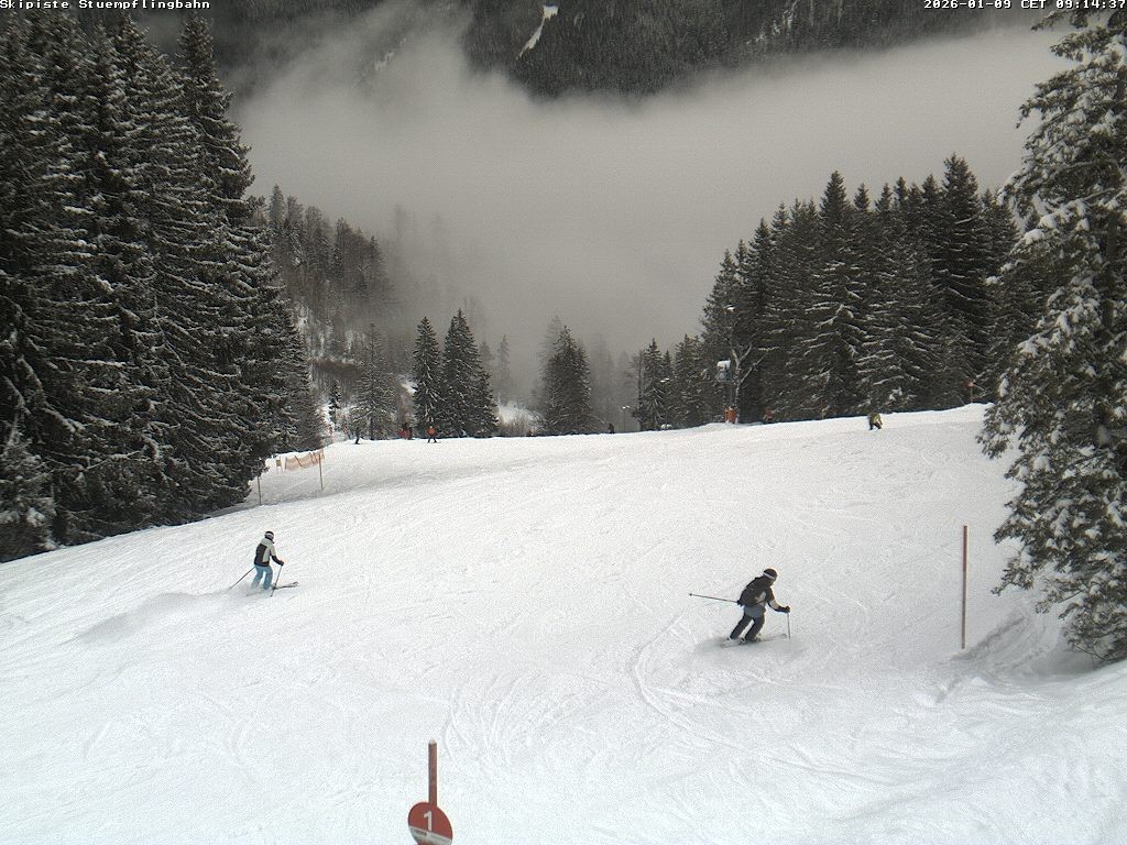 Archiv Foto Webcam Skiabfahrt "Stümpfling"
