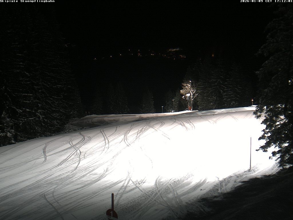 Archiv Foto Webcam Skiabfahrt "Stümpfling"