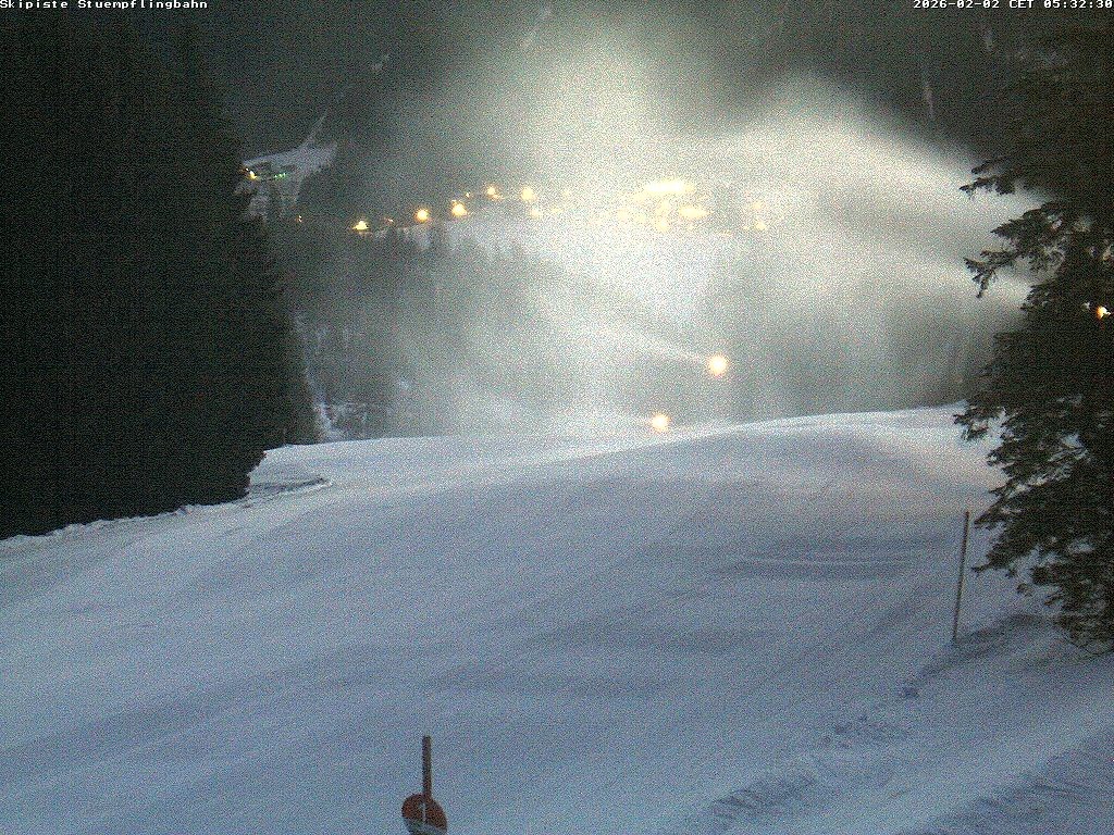 Archiv Foto Webcam Skiabfahrt "Stümpfling"