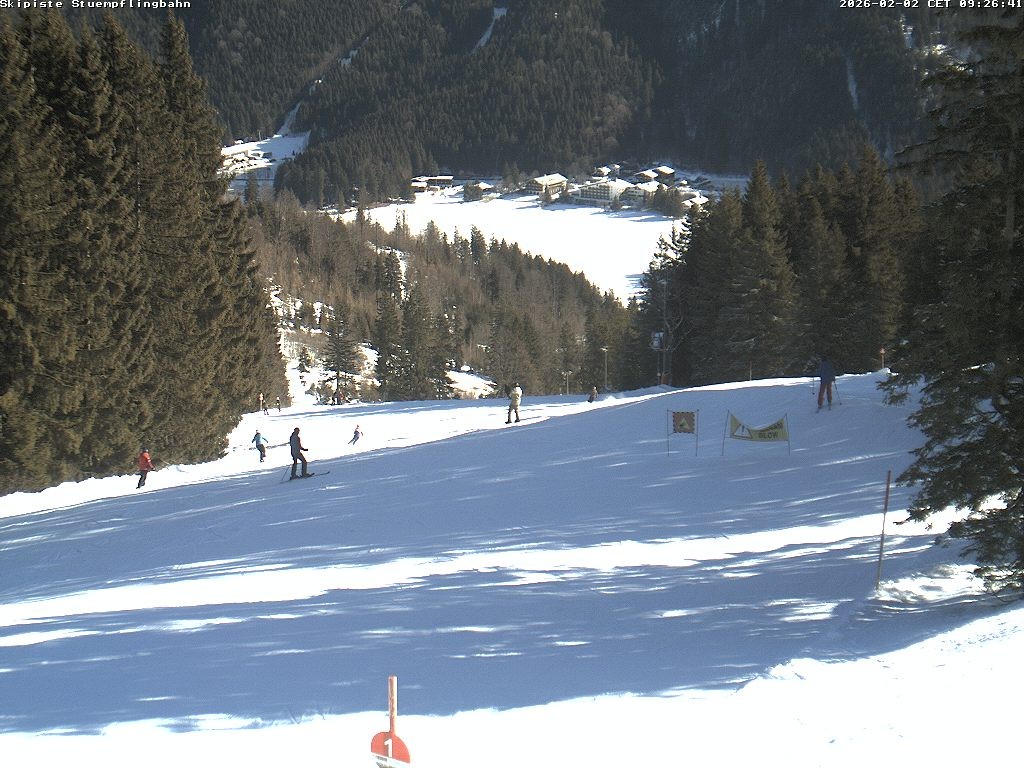 Archiv Foto Webcam Skiabfahrt "Stümpfling"