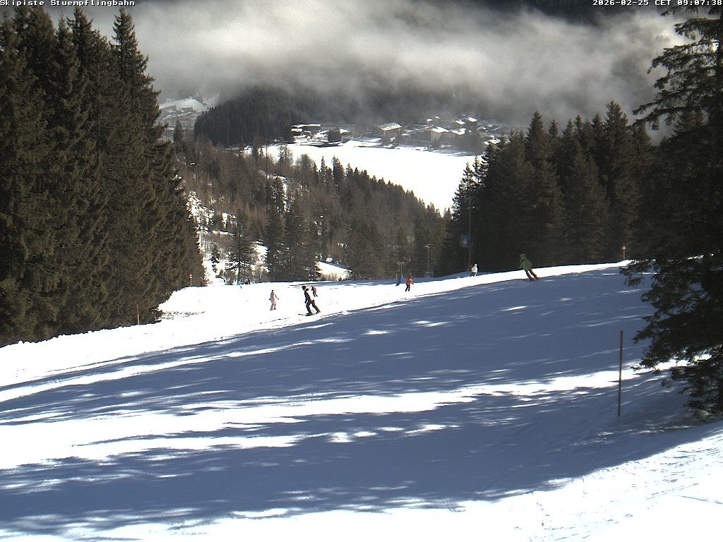 Archiv Foto Webcam Skiabfahrt "Stümpfling"