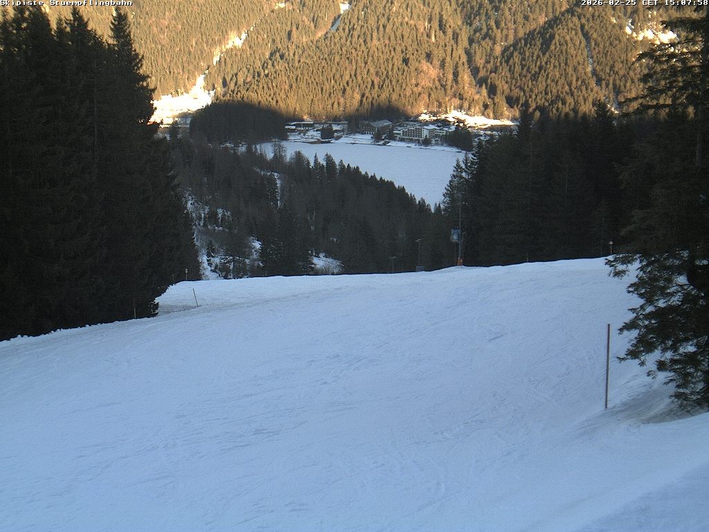 Archiv Foto Webcam Skiabfahrt "Stümpfling"