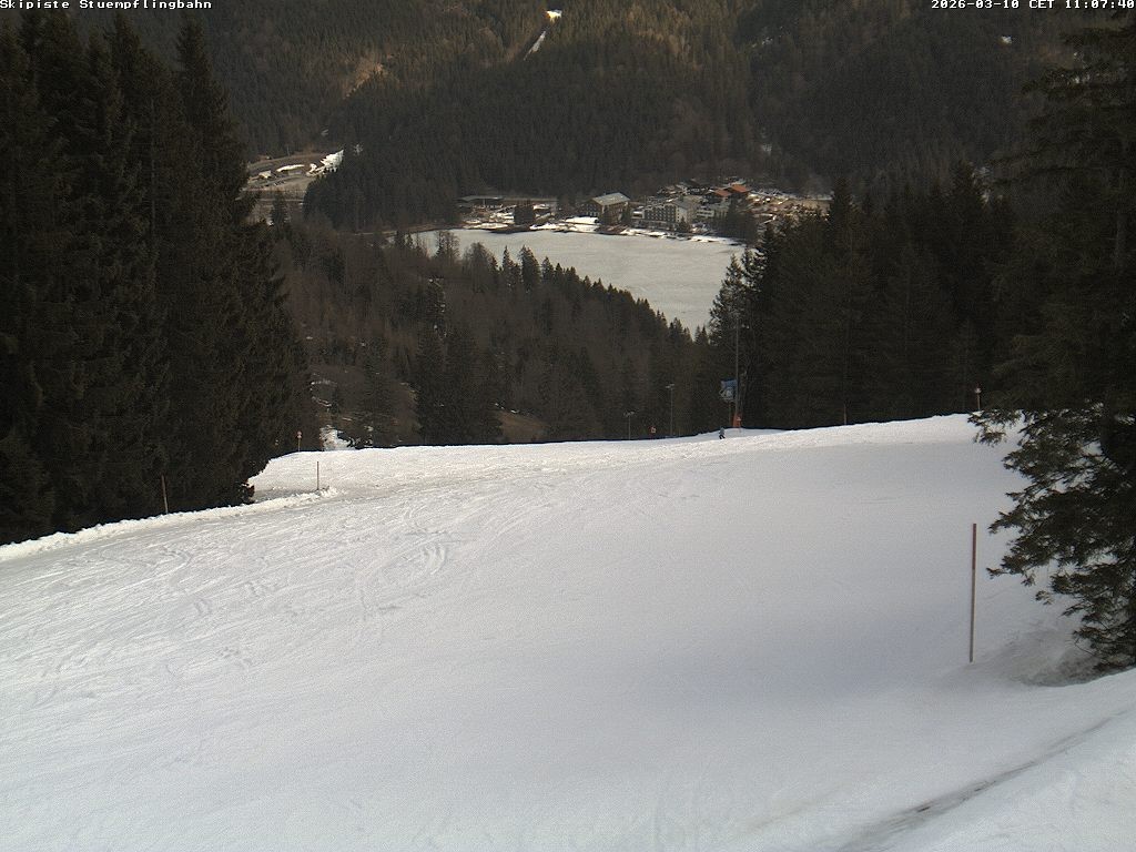 Archiv Foto Webcam Skiabfahrt "Stümpfling"