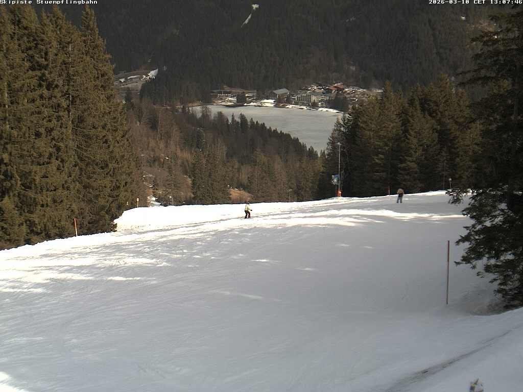 Archiv Foto Webcam Skiabfahrt "Stümpfling"