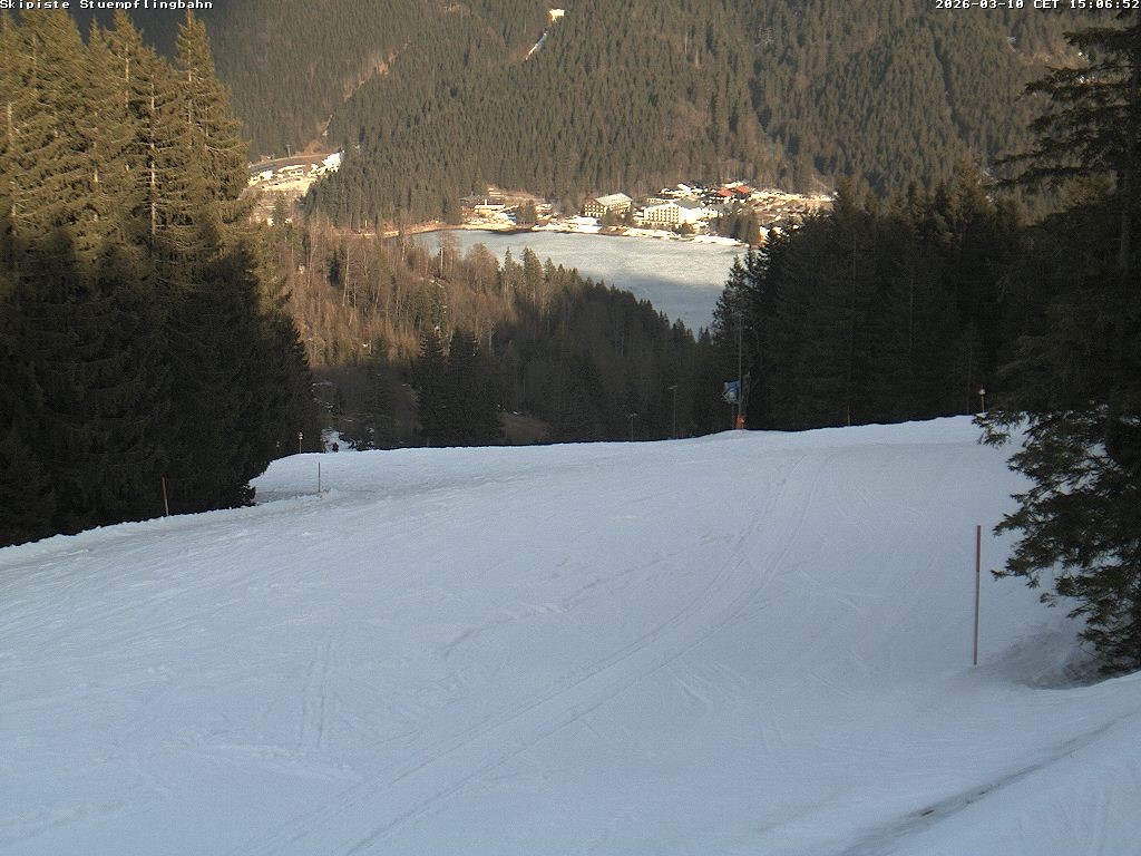 Archiv Foto Webcam Skiabfahrt "Stümpfling"