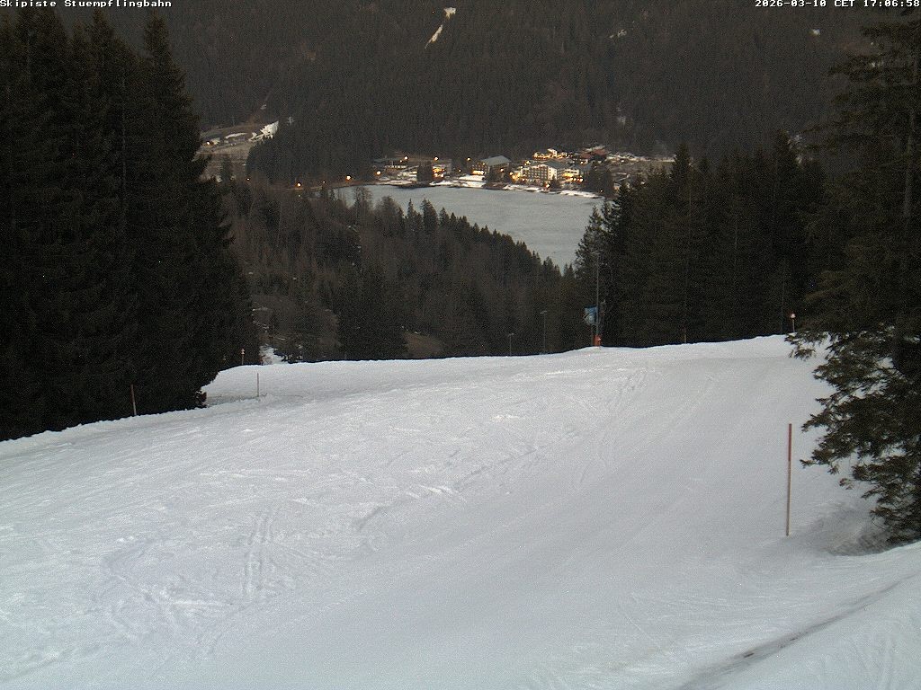 Archiv Foto Webcam Skiabfahrt "Stümpfling"