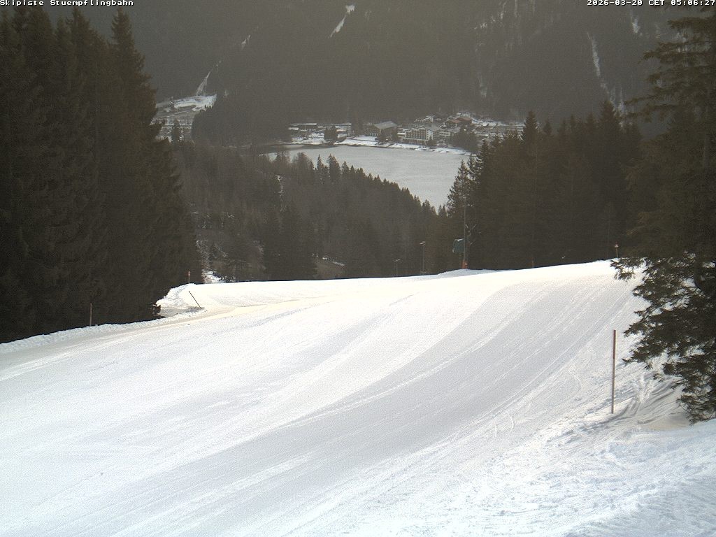 Archiv Foto Webcam Skiabfahrt "Stümpfling"