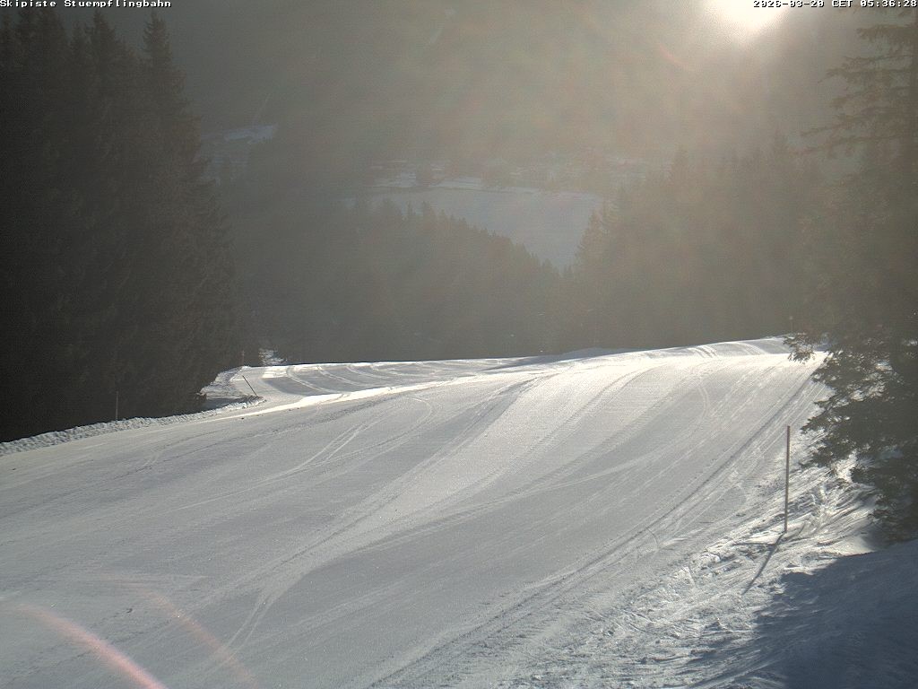 Archiv Foto Webcam Skiabfahrt "Stümpfling"