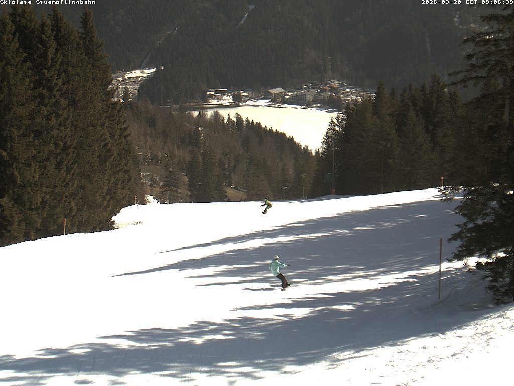 Archiv Foto Webcam Skiabfahrt "Stümpfling"