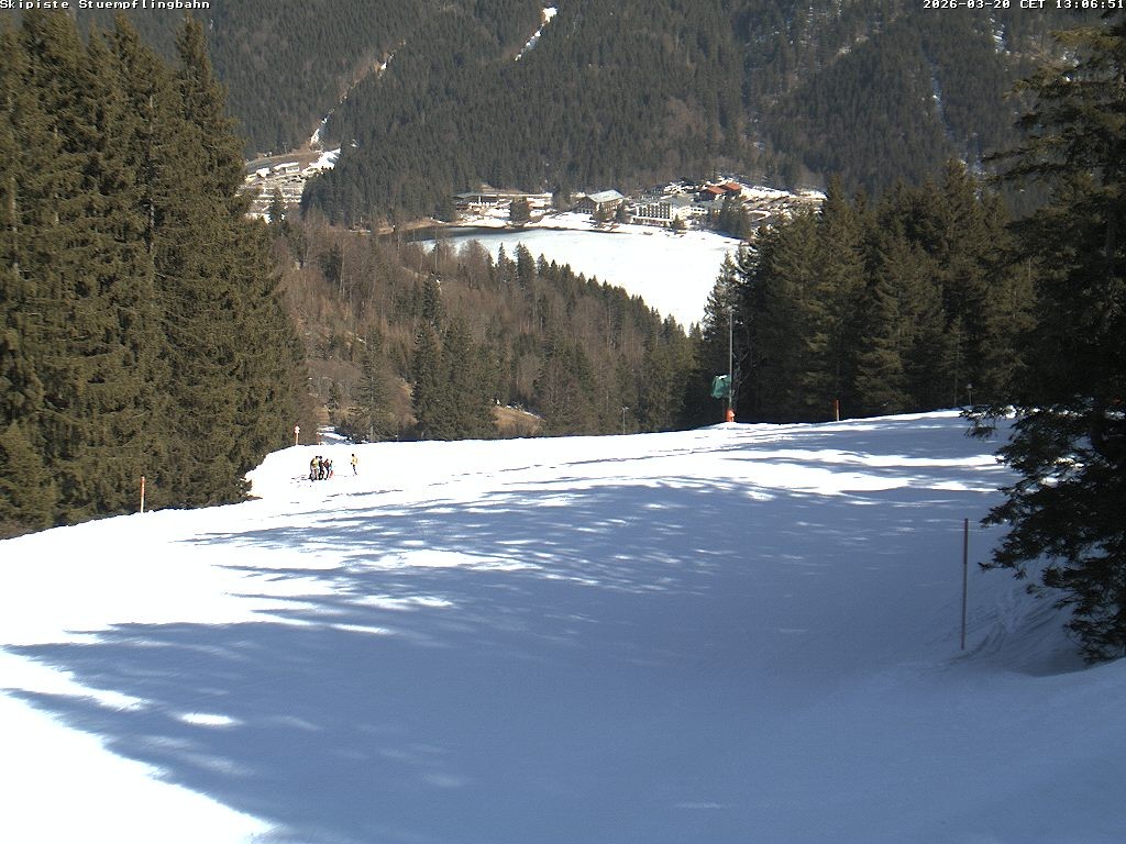Archiv Foto Webcam Skiabfahrt "Stümpfling"