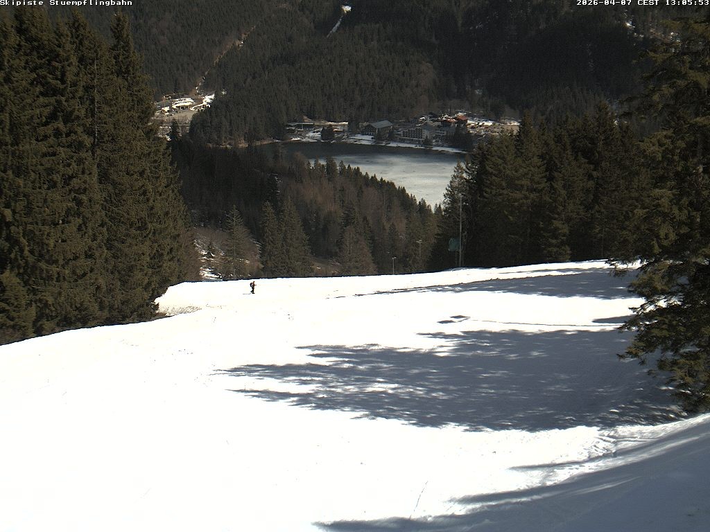 Archiv Foto Webcam Skiabfahrt "Stümpfling"