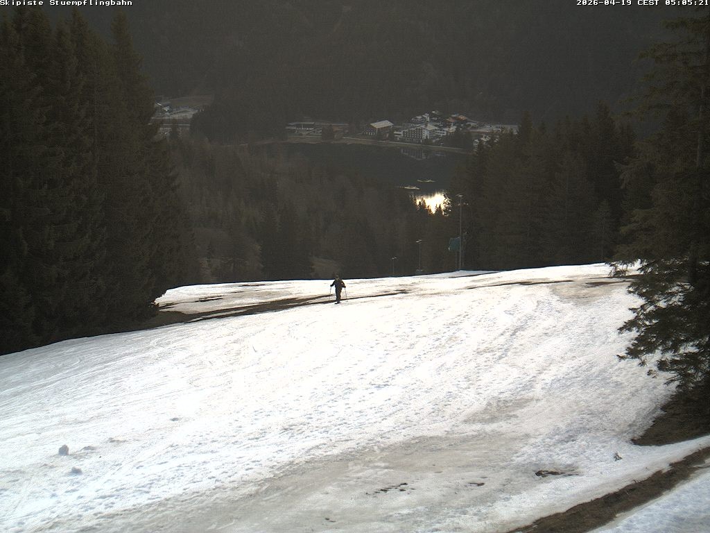 Archiv Foto Webcam Skiabfahrt "Stümpfling"