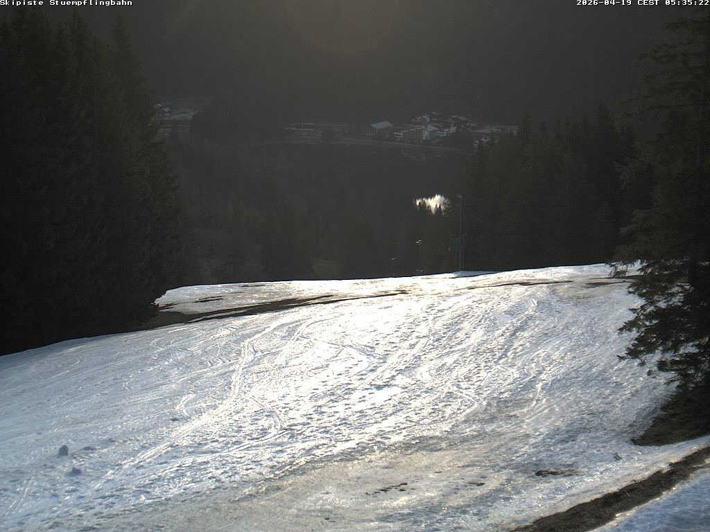 Archiv Foto Webcam Skiabfahrt "Stümpfling"