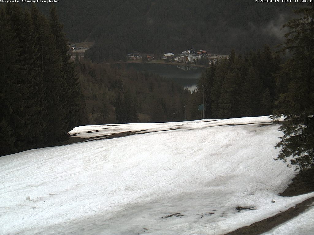 Archiv Foto Webcam Skiabfahrt "Stümpfling"