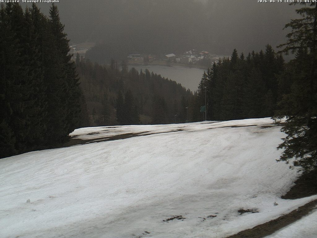 Archiv Foto Webcam Skiabfahrt "Stümpfling"